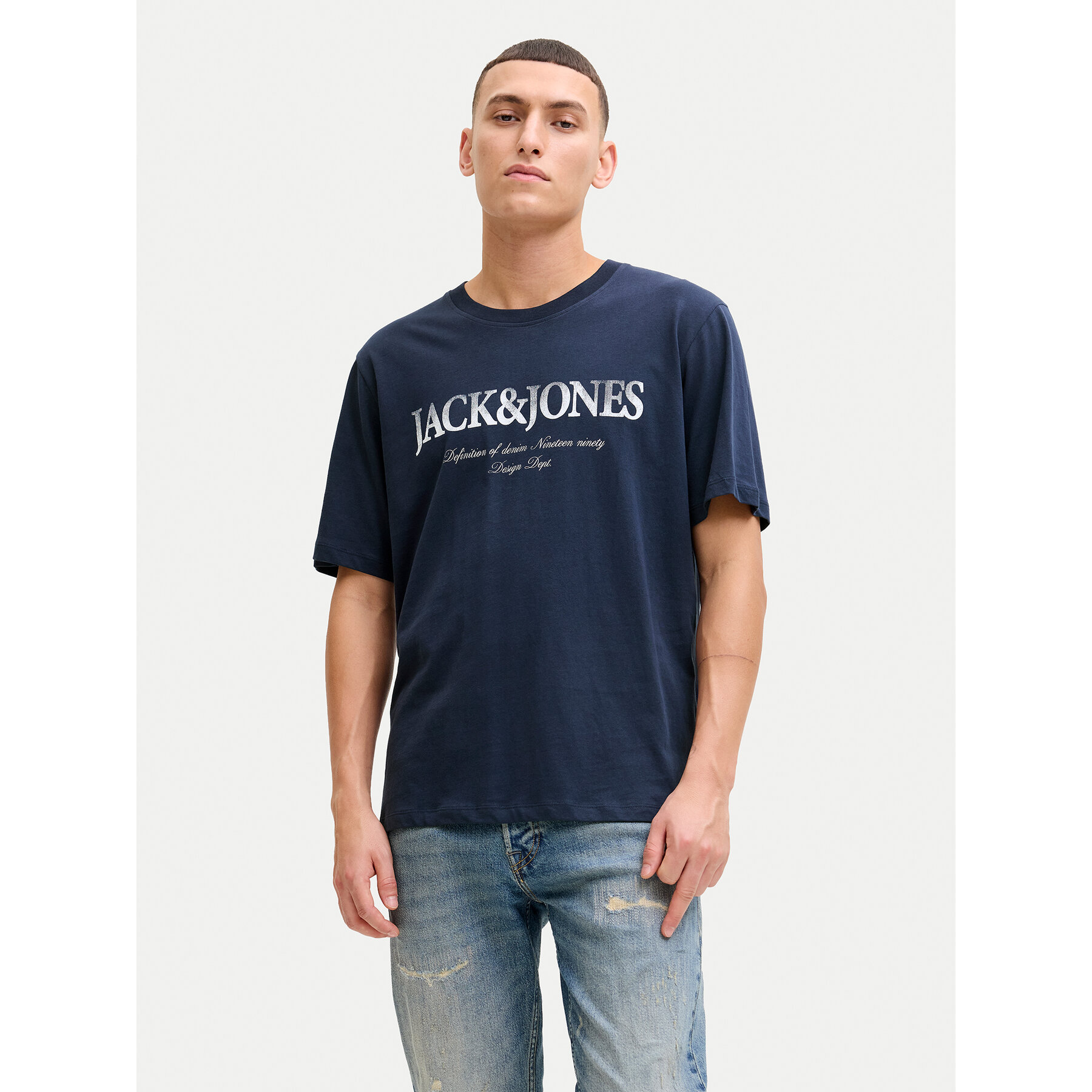 Jack & Jones Póló Evin 12290173 Kék Regular Fit