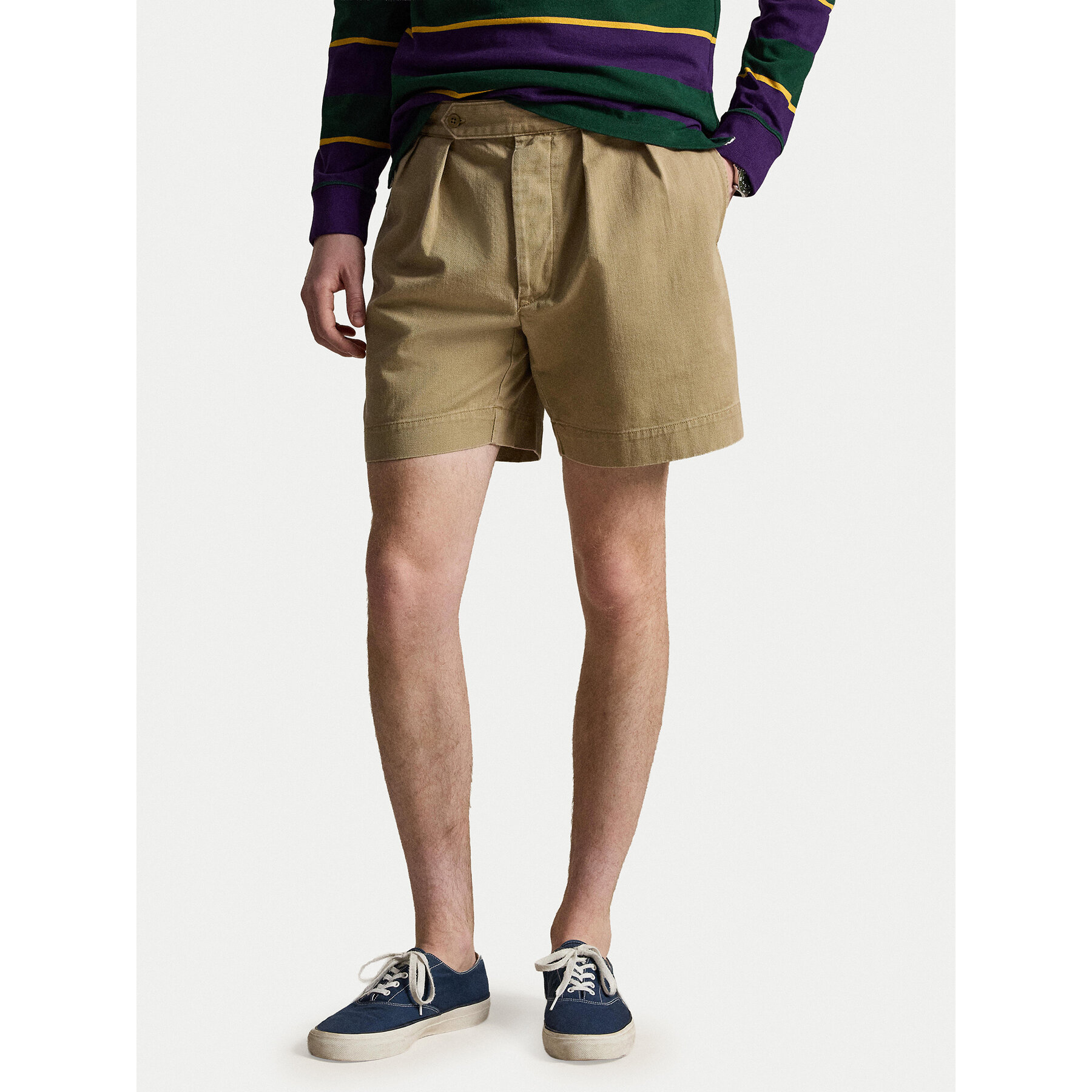 Polo Ralph Lauren Stoffshorts 710B20886003 Khakifarben Relaxed Fit