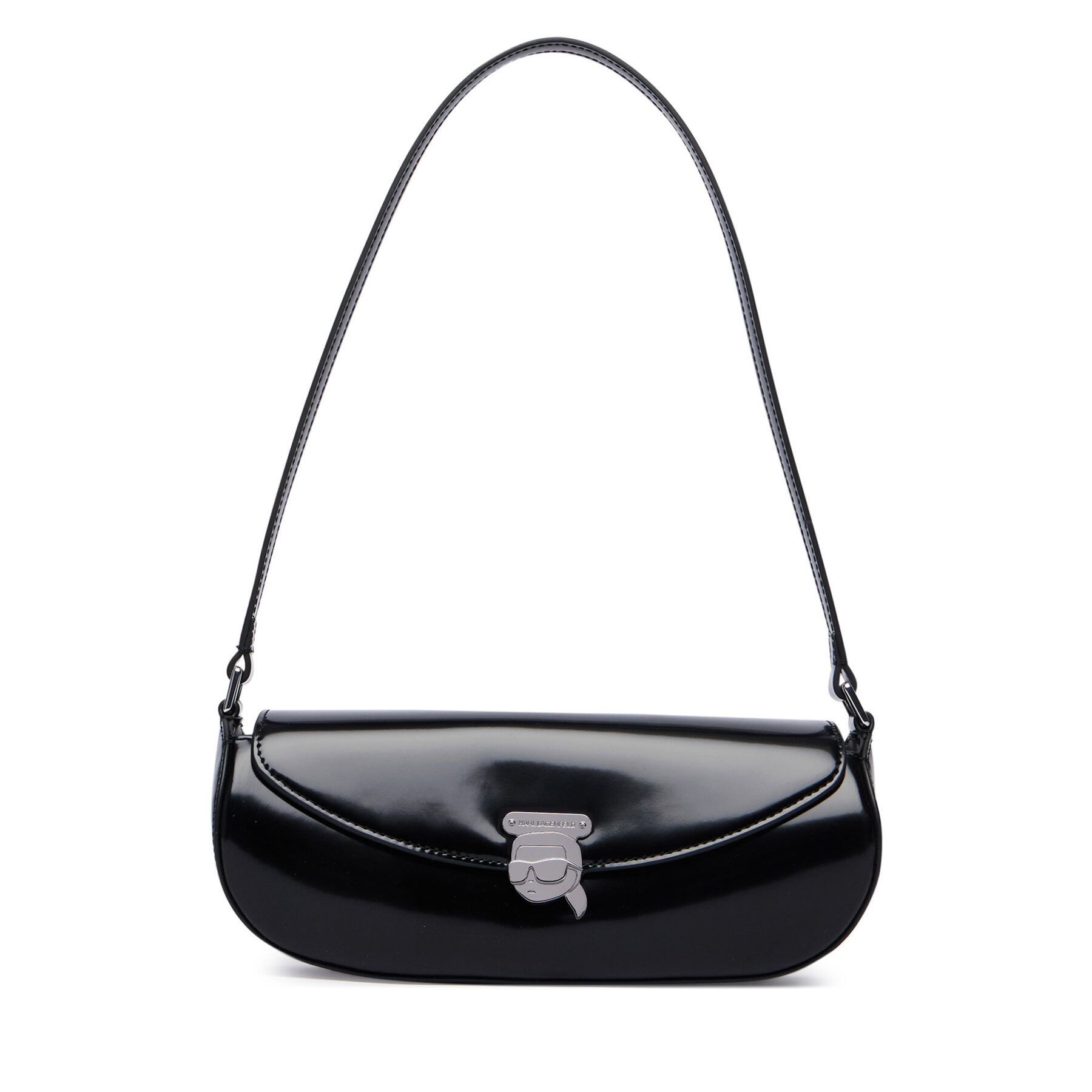 Ročna torba KARL LAGERFELD B4W30115 Črna