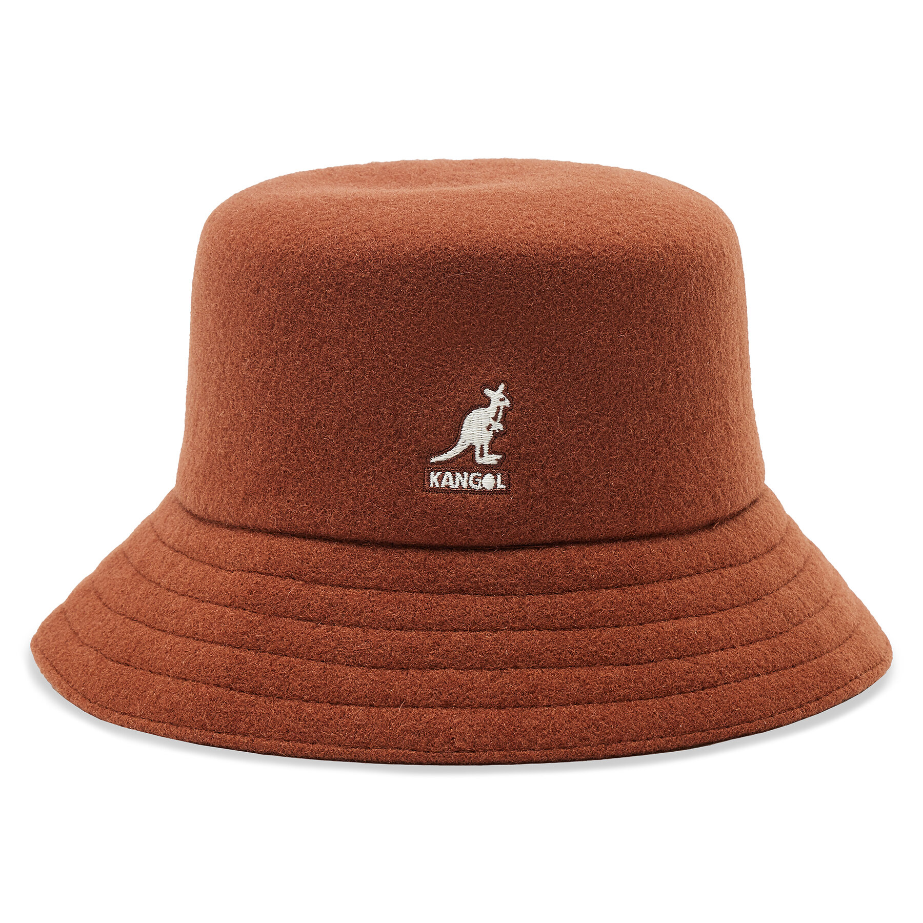 Pălărie Kangol Wool Lahinch Bucket K3191ST Mahogany MH240 bucket imagine super redus 2022