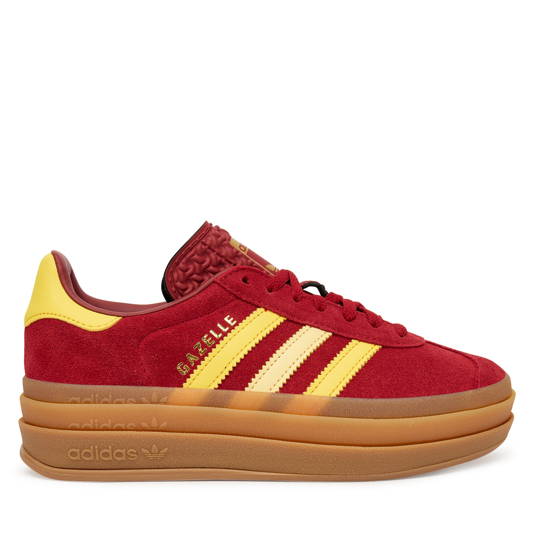 Sneakersy adidas Gazelle Bold JR5953 Bordová