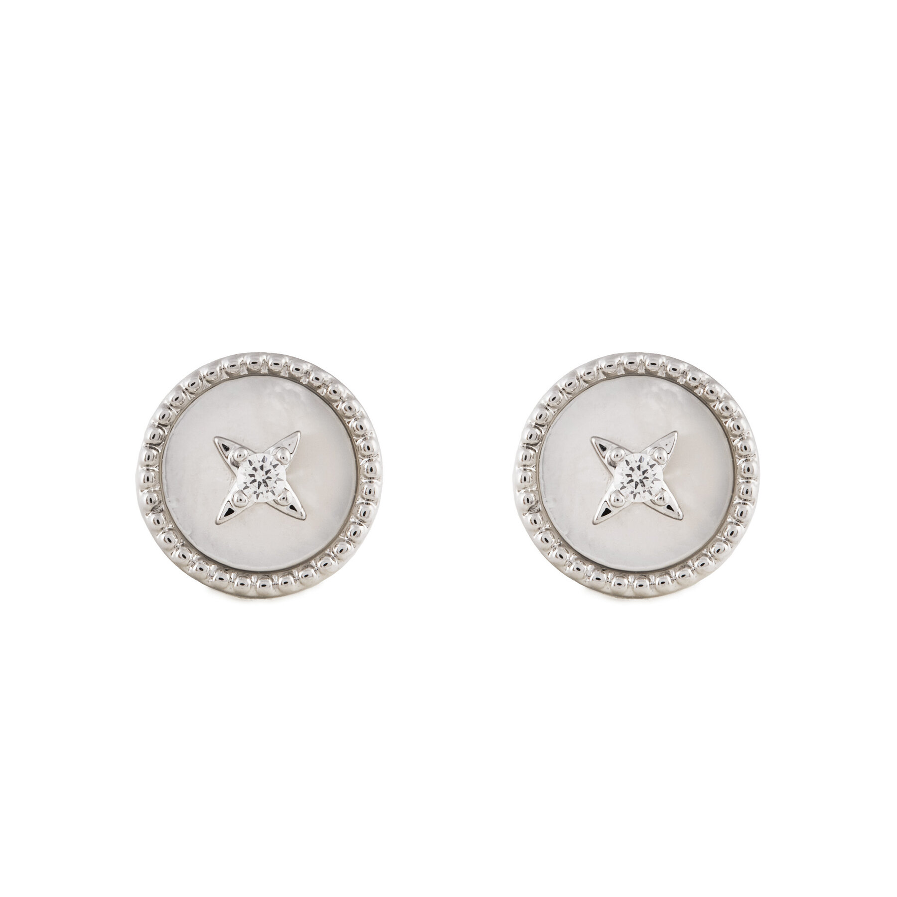 Pendientes U.S. Polo Assn. USPJ584EA Plata