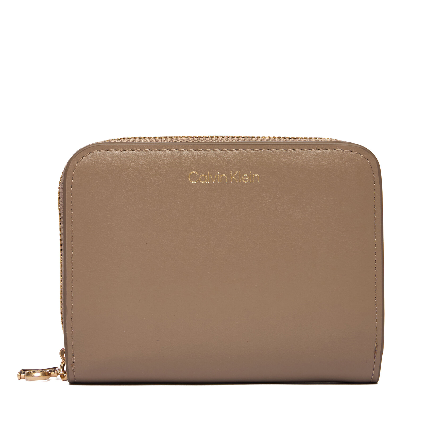 Peňaženka Calvin Klein Ck Medium Flap Zip Around LV04F1075G Béžová