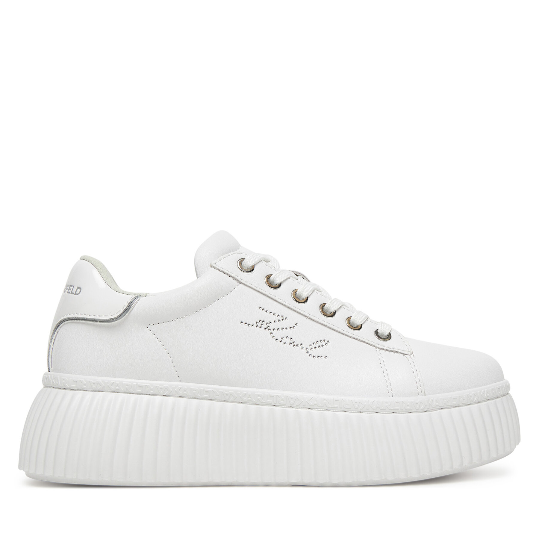 Sneakersy KARL LAGERFELD KL42318E Biela