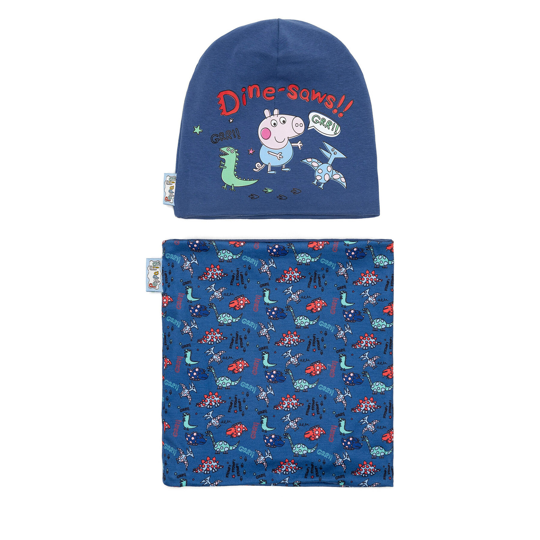 Set căciulă și fular tip guler Peppa Pig ACCCS-AW24-110PP Bleumarin
