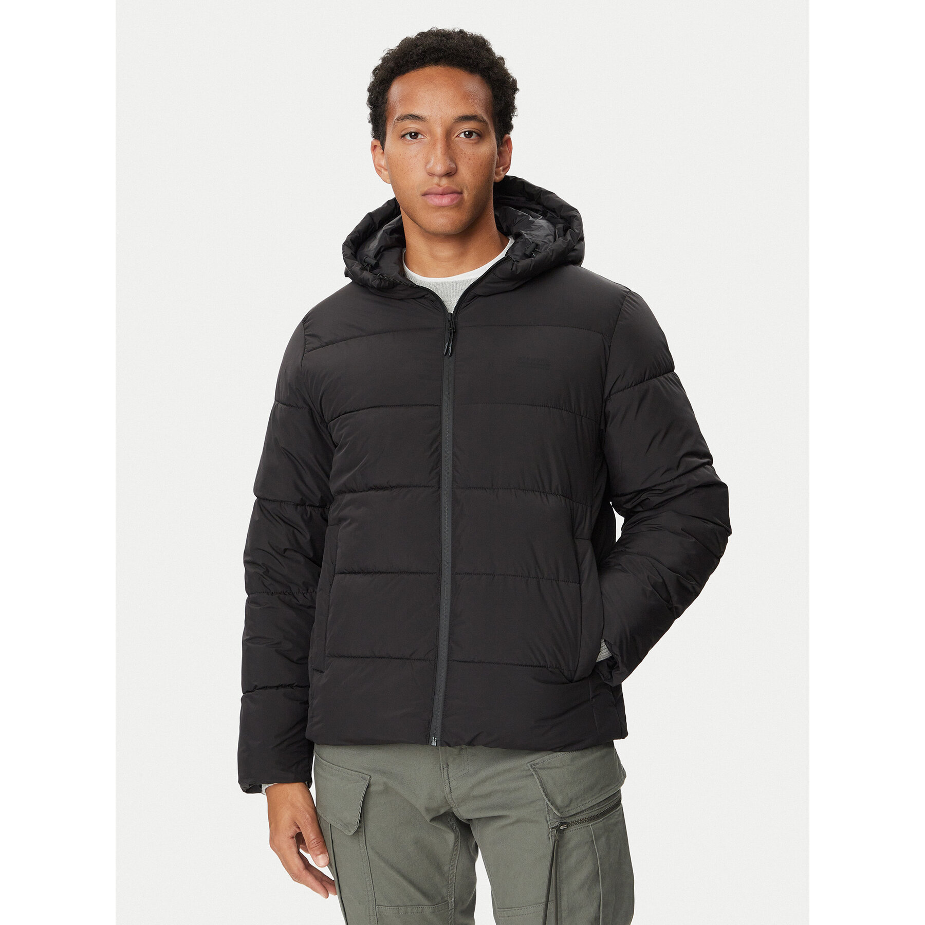 Jack & Jones Winterjacke Efreddie 12299907 Schwarz Regular Fit