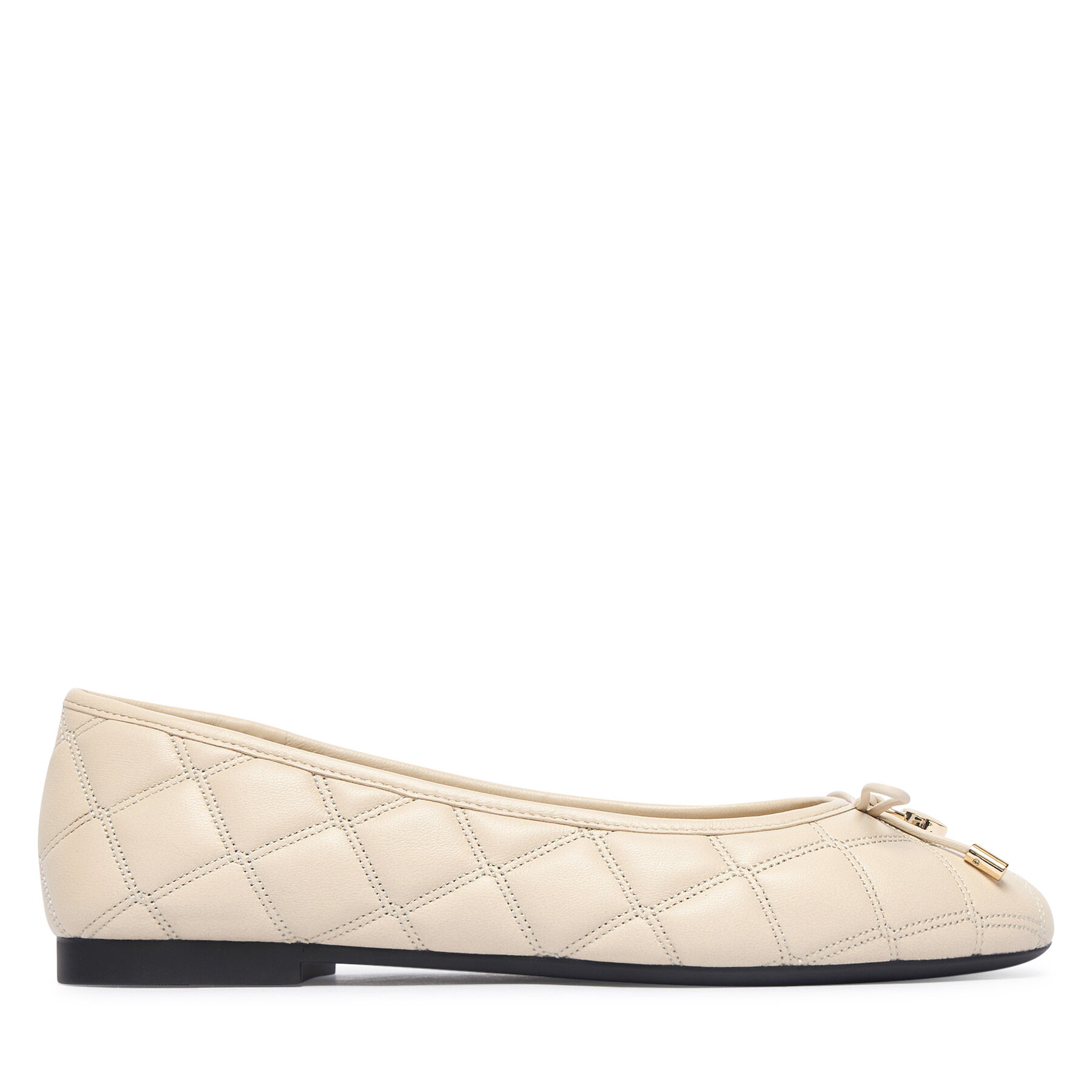 Balerinke Tommy Hilfiger Charm Quilted Ballerina FW0FW09503 Svetlo bež