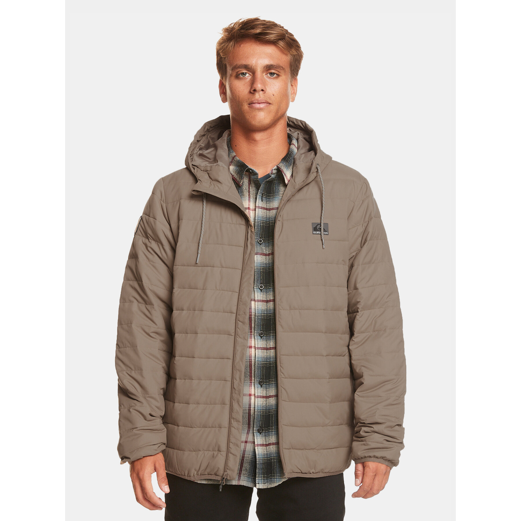 Quiksilver Übergangsjacke Scaly Hood Jckt EQYJK04008 Beige Regular Fit