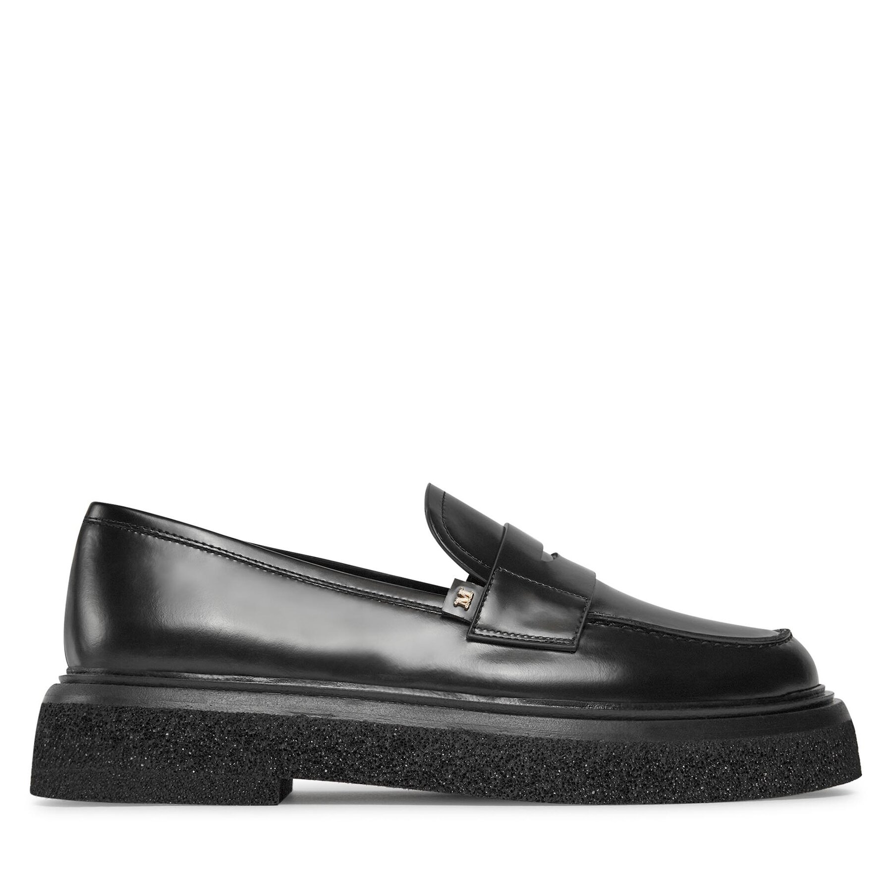 Dámske Loafers Max Mara, Rozmer: 36, Čierna, Crepeloafer 23452619336