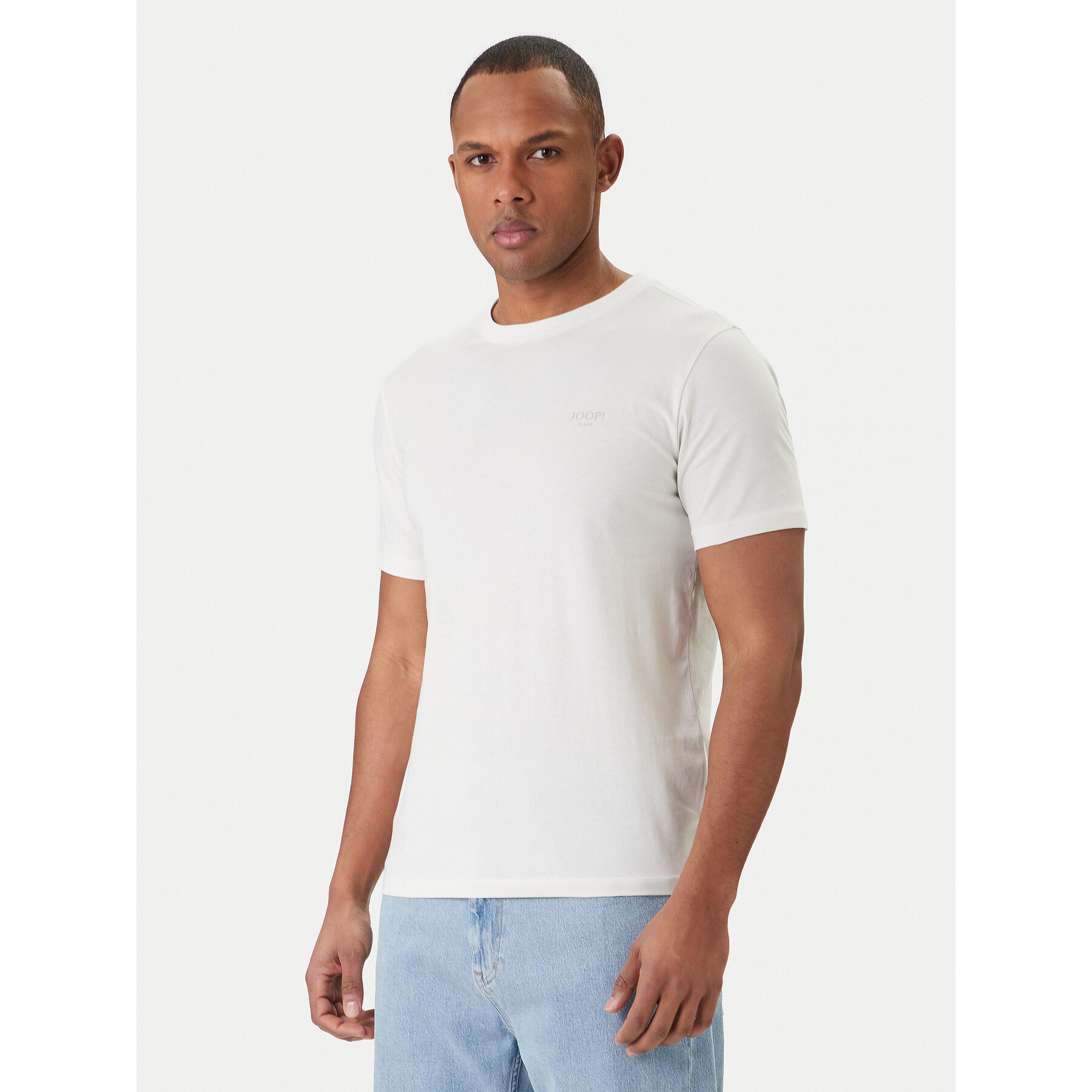 JOOP! Jeans T-Shirt Alphis 30045926 Écru Modern Fit