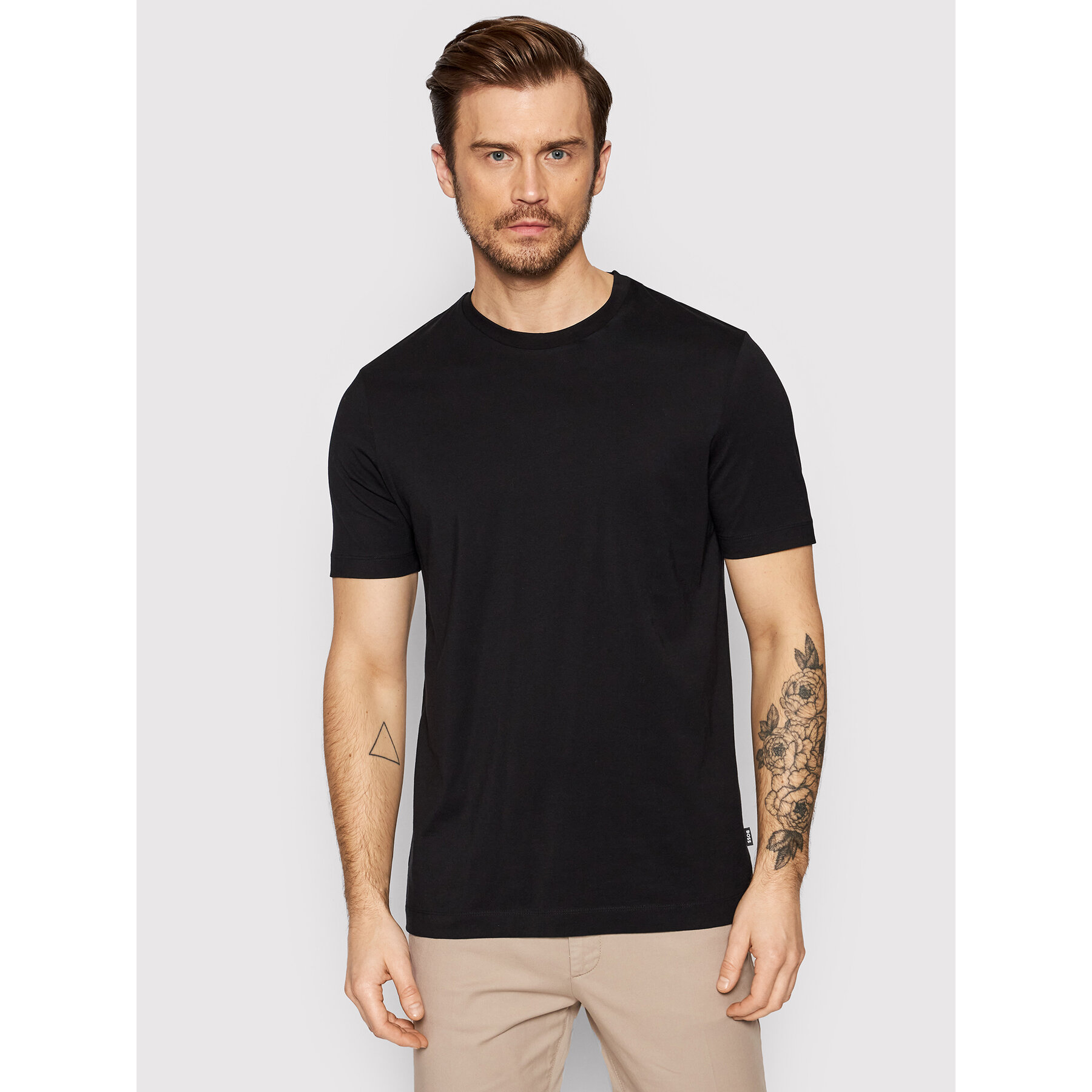 Boss Póló Thompson 02 50468972 Fekete Regular Fit