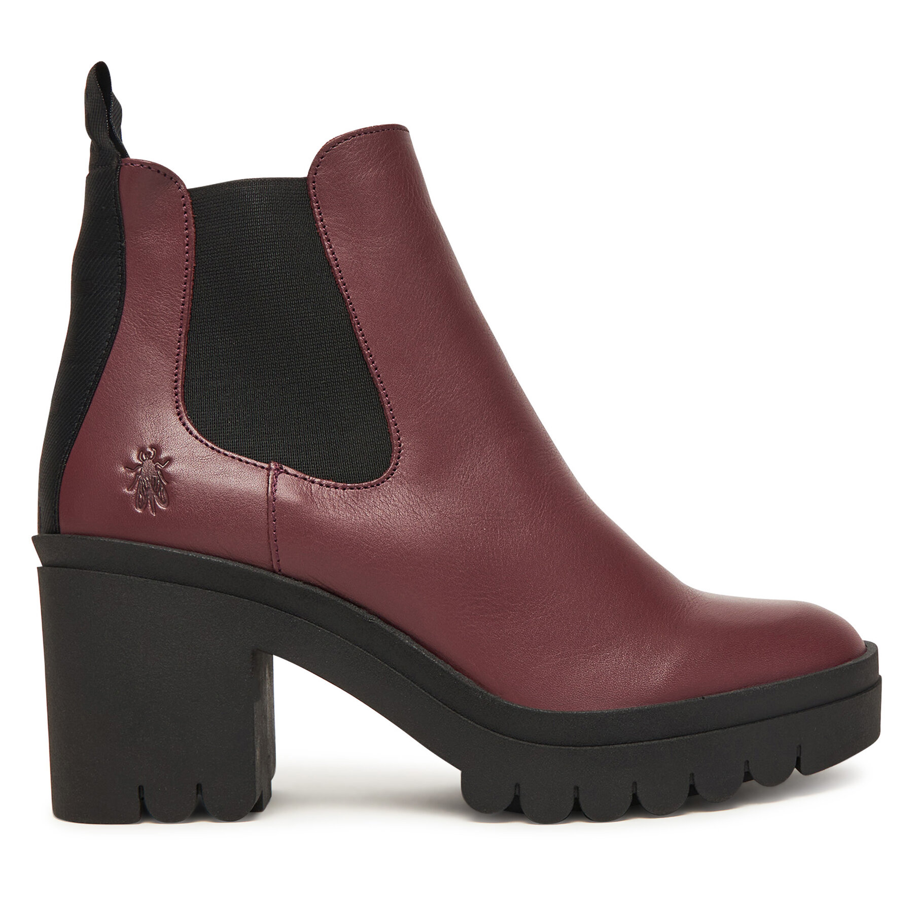 Škornji Fly London Topefly P144520025 Bordo rdeča