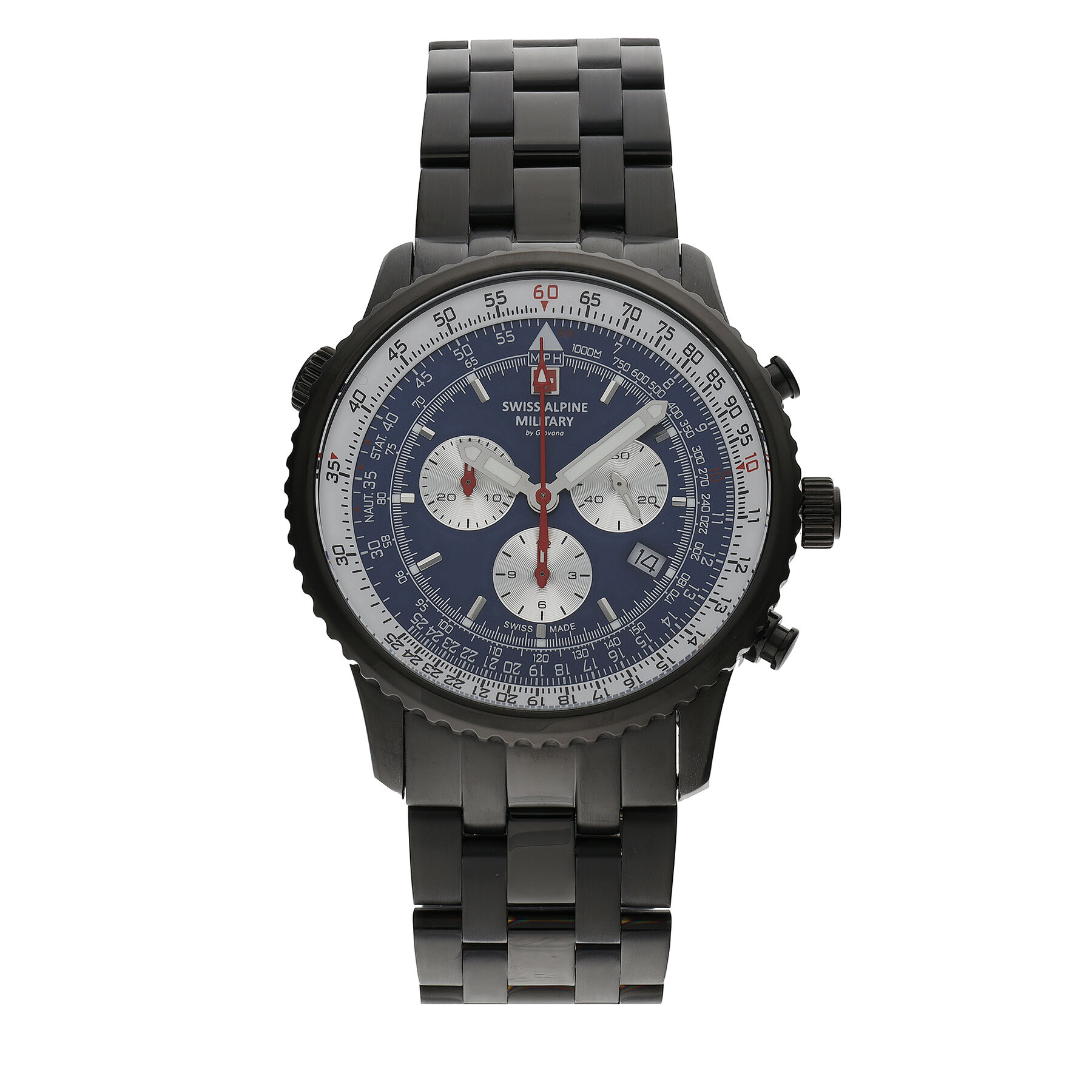 Hodinky Swiss Alpine Military 7078.9175 Čierna
