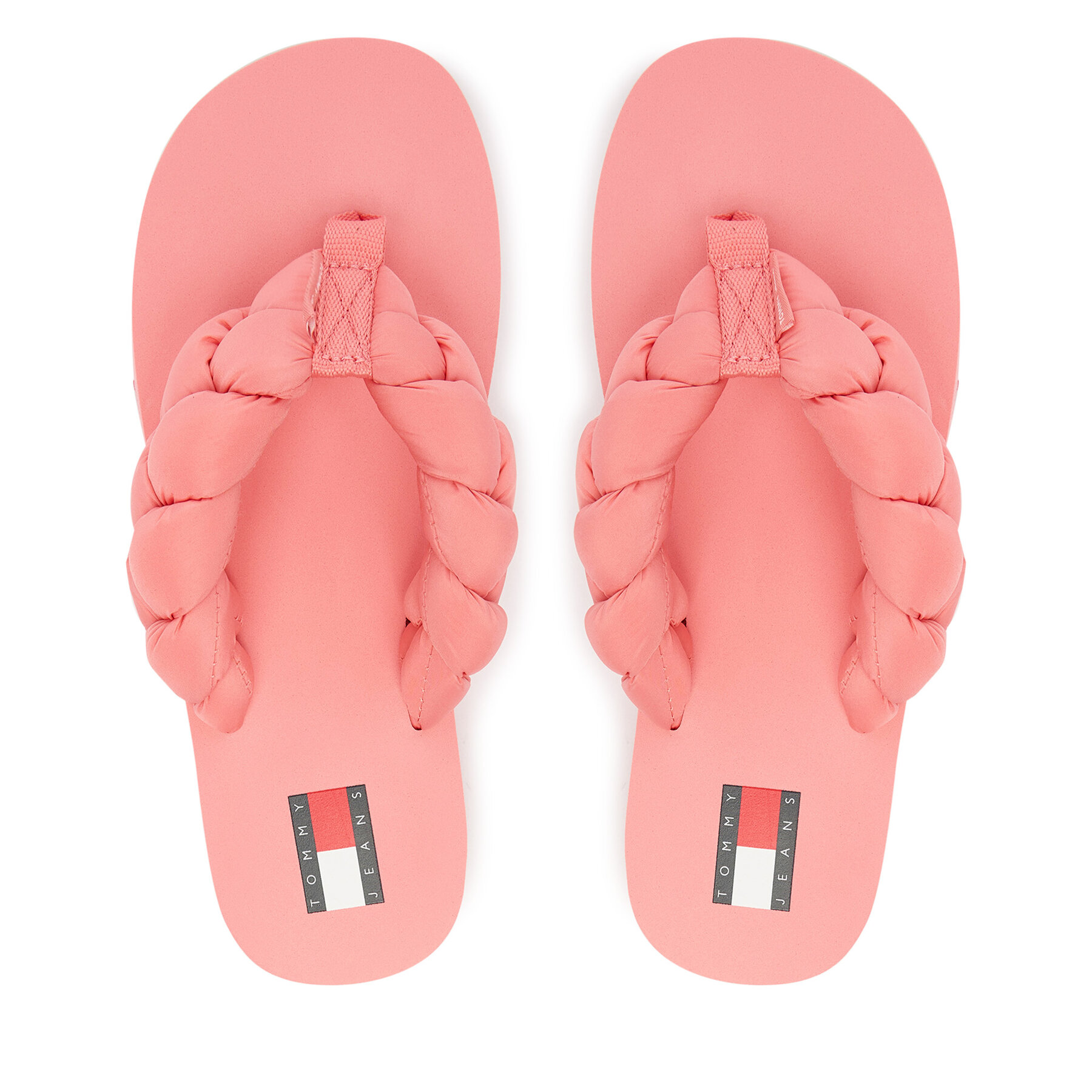 Japanke Tommy Jeans Braided Thong Beach Sandal EN0EN02877 Ružičasta
