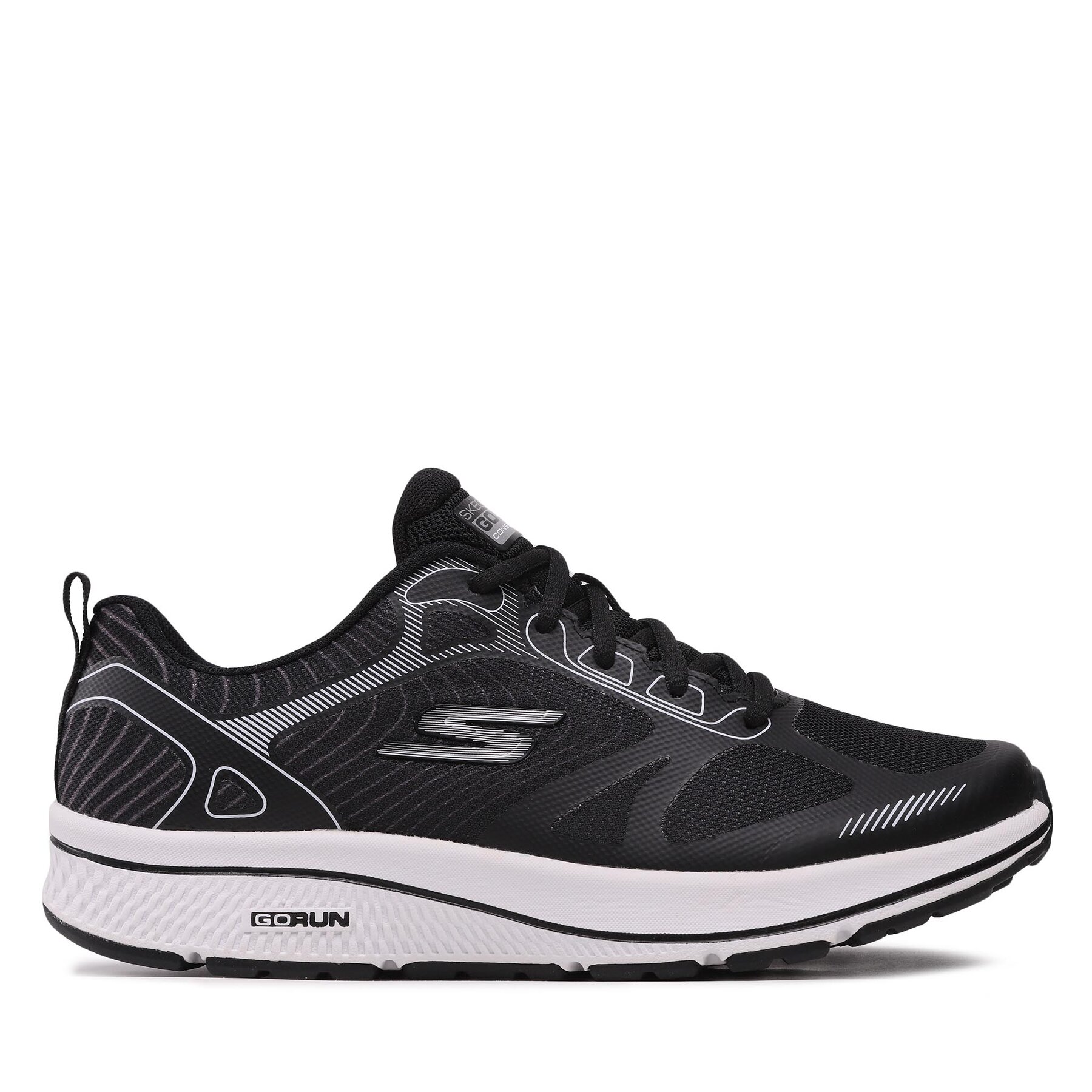 Férfi Futócipő Skechers, Méret: 45, Fekete, Go Run Consistent 220035/BKW
