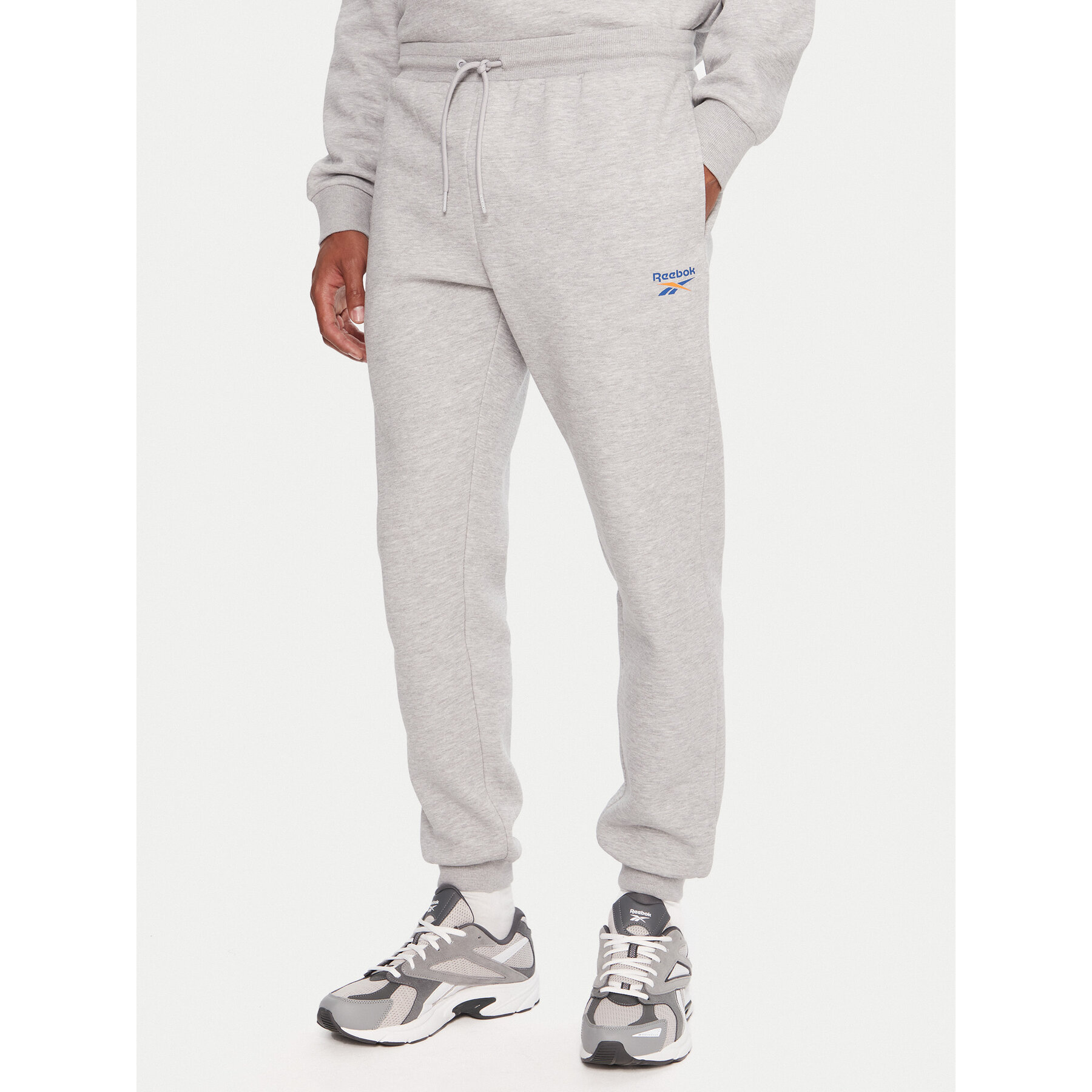 Reebok Donji dio trenerke RK25146CCM Siva Regular Fit