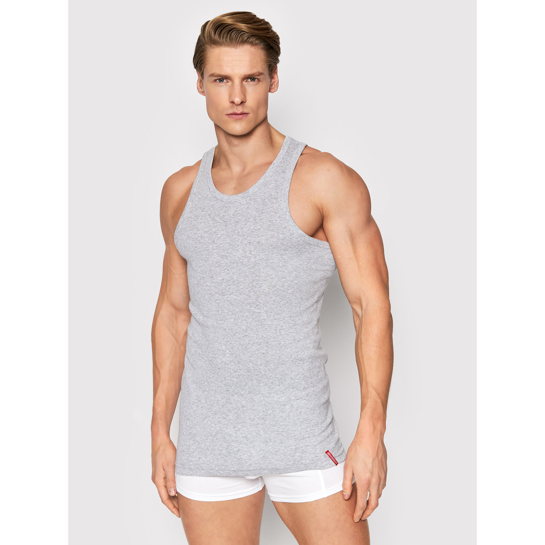 Henderson Henderson Φανέλα 1480 Γκρι Regular Fit