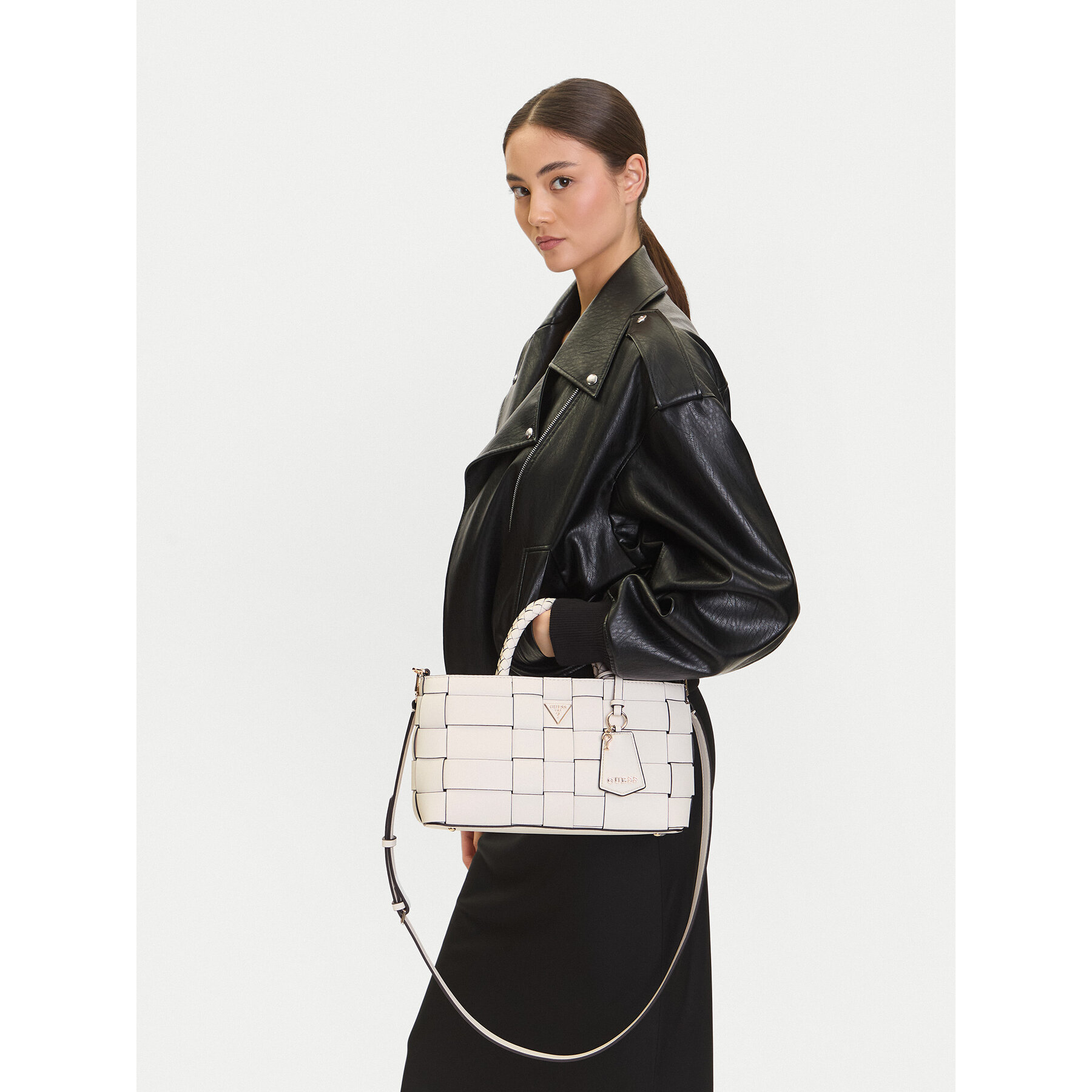 Дамска чанта Guess Maylee HWWG96 61060 Бял