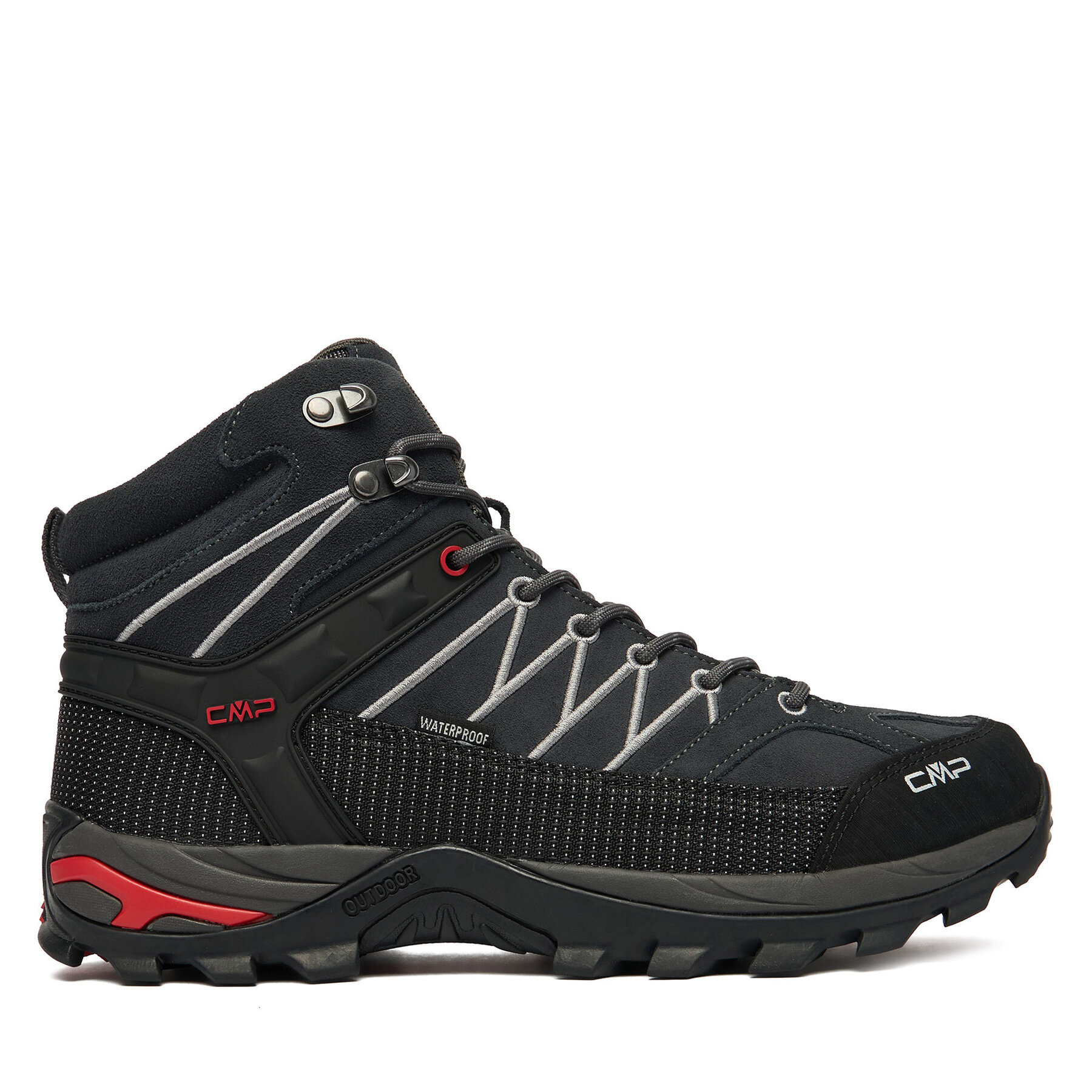Cmp Herren Schwarz Trekkingschuhe Rigel Mid Wp Waterproof 3Q12947