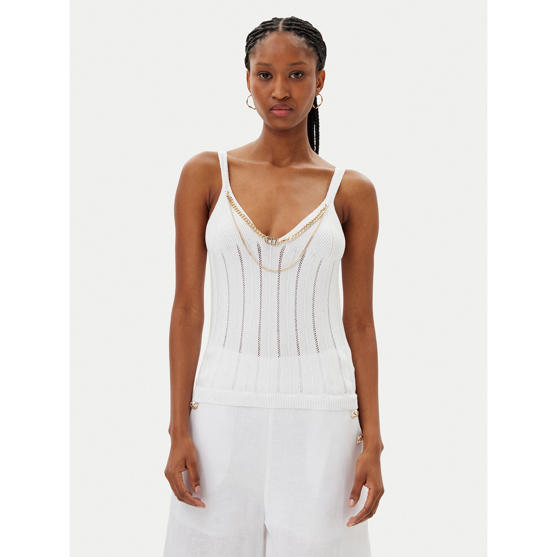 MET Top M10 238MG Bianco Regular Fit