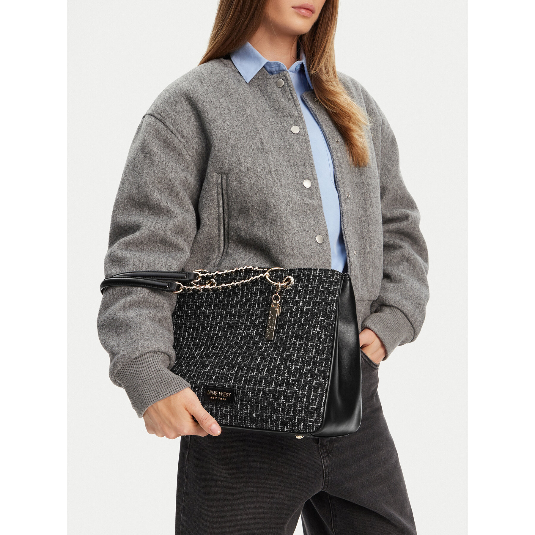 Geantă Nine West EO-Hudson-Heaven-LDA8005A Negru