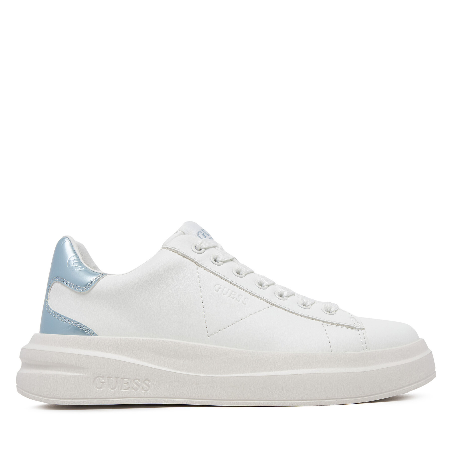 Sneakersy Guess FLJBIN LEA12 Biela