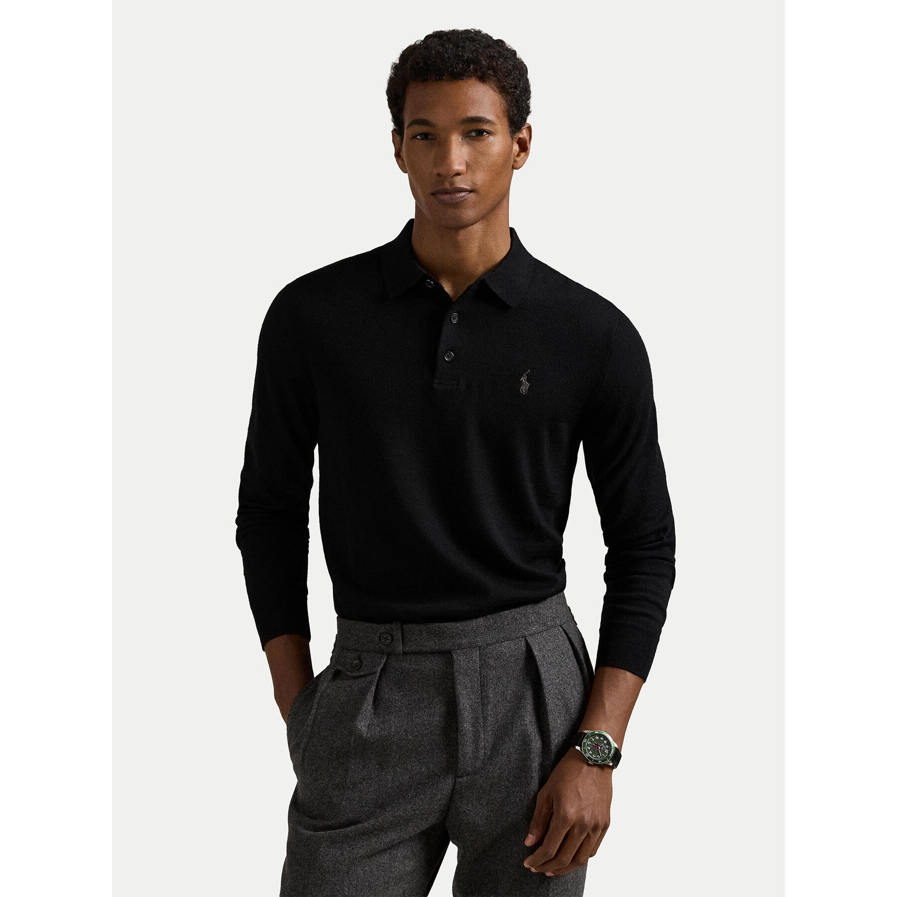 Polo Ralph Lauren Pullover 710941104002 Schwarz Regular Fit