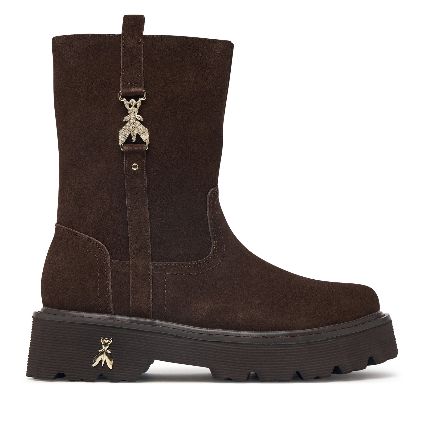 Botine Patrizia Pepe PJ440.24 Maro închis