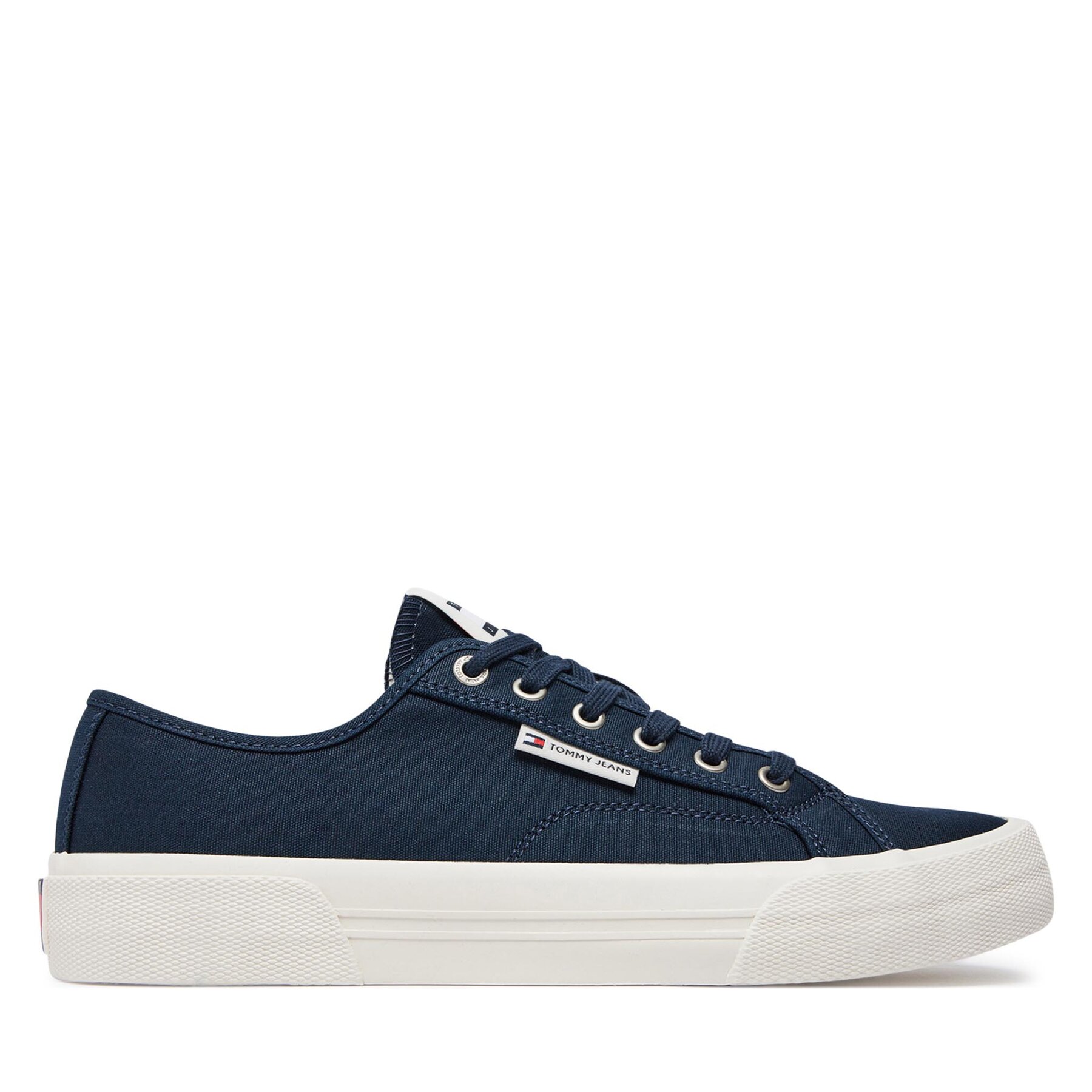 Uomo Scarpe sportive Tommy Jeans, Taglia 45, Blu scuro, Tjm Lace Up Canvas Color EM0EM01365, taglia : 45