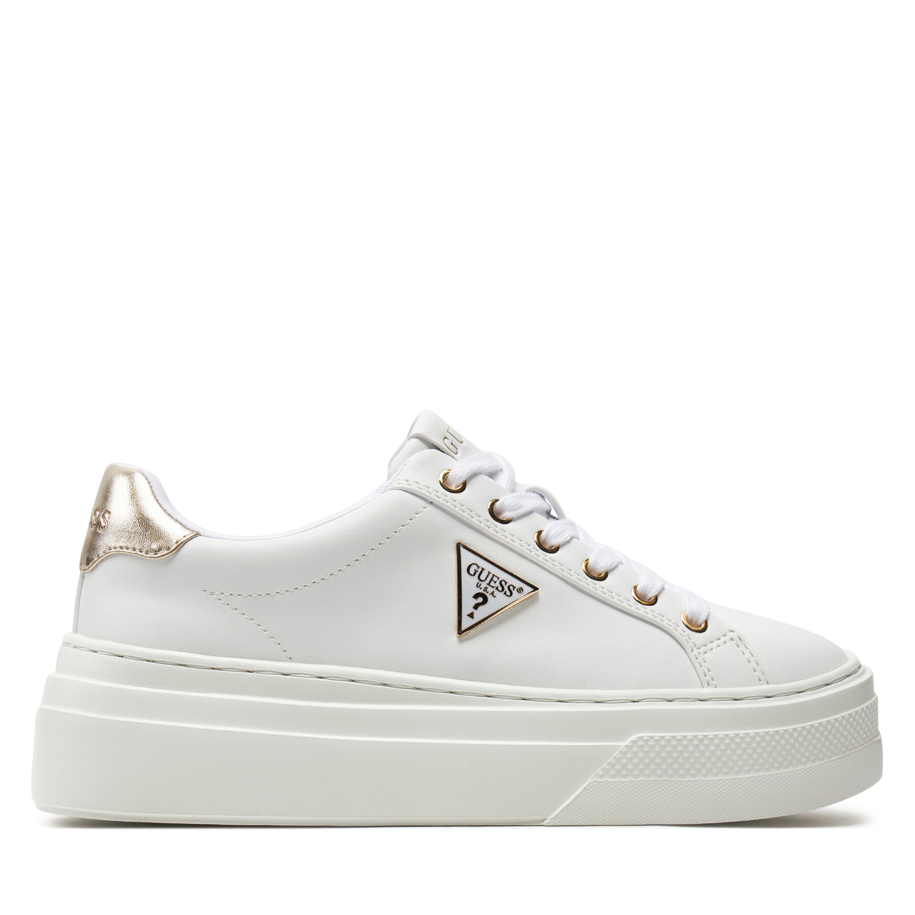 Sneakers Guess FLGAMA ELE12 Alb