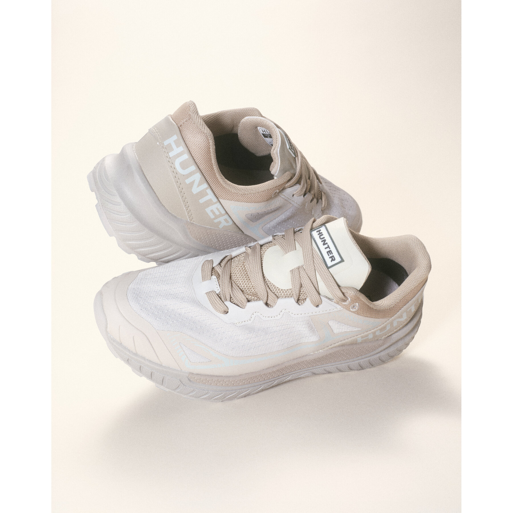 Damskie Sneakersy Hunter, Rozmiar 37 Beżowy Canyon Trail WP (W)