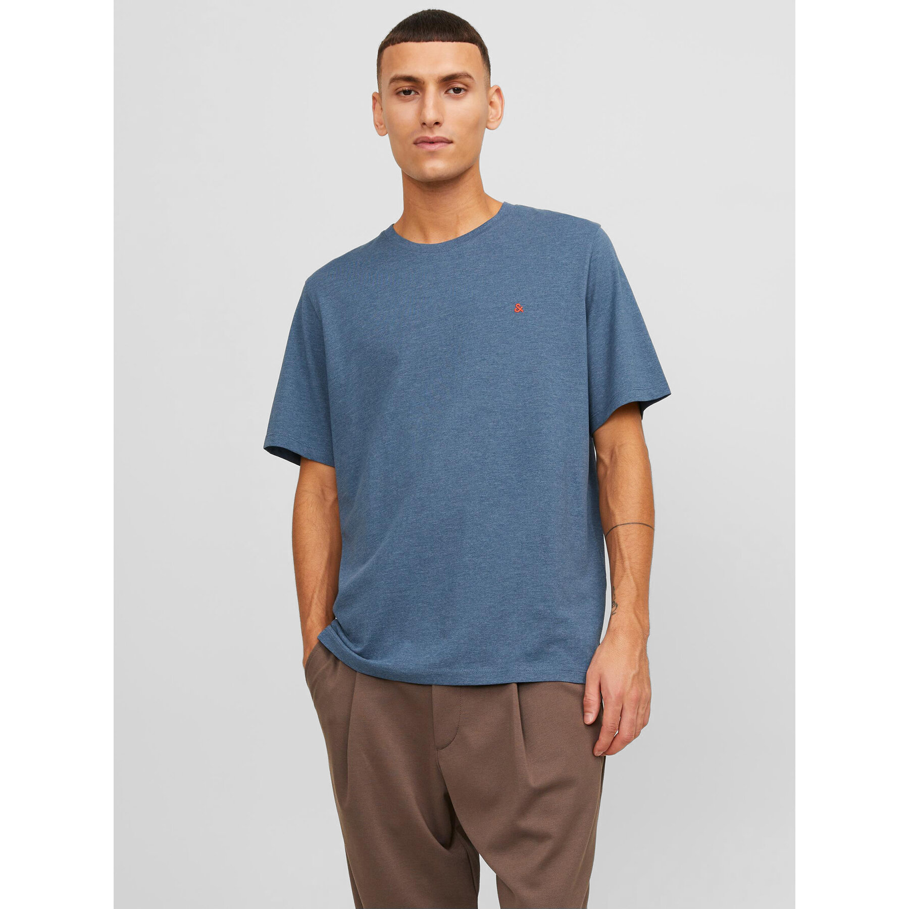 Jack & Jones Póló Paulos 12245087 Kék Standard Fit