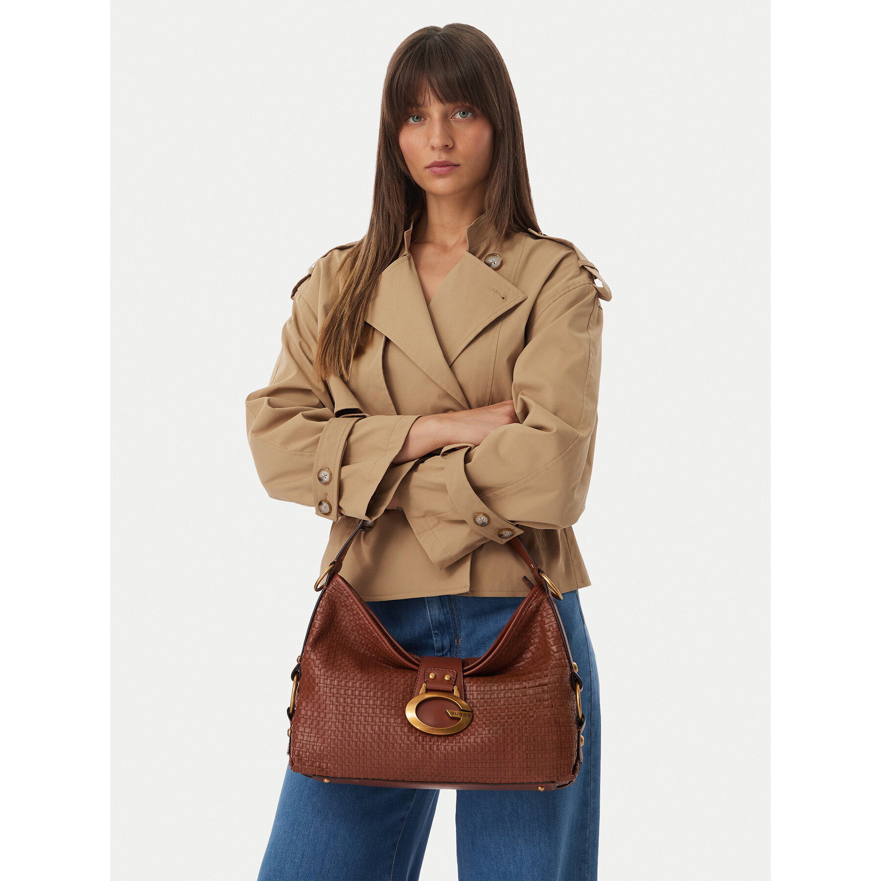 Torbica Guess Camden HWWW93 08180 Smeđa