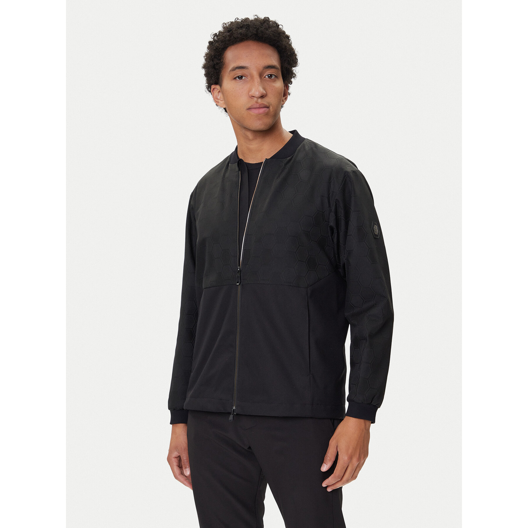 BOSS Übergangsjacke 50547181 Schwarz Regular Fit