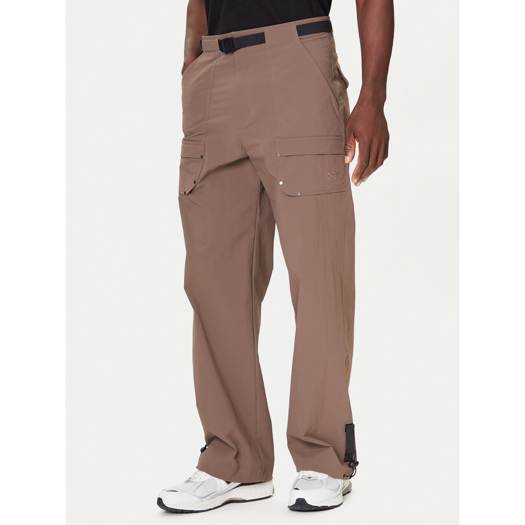 adidas Stoffhose Premium Essentials Archive Utility JW1082 Braun Loose Fit