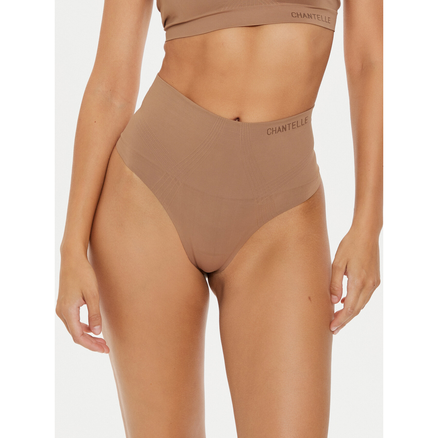 Chantelle Chantelle Εσώρουχα μοντελοποιήσης - κάτω μέρος Smooth Co C10U90 Καφέ