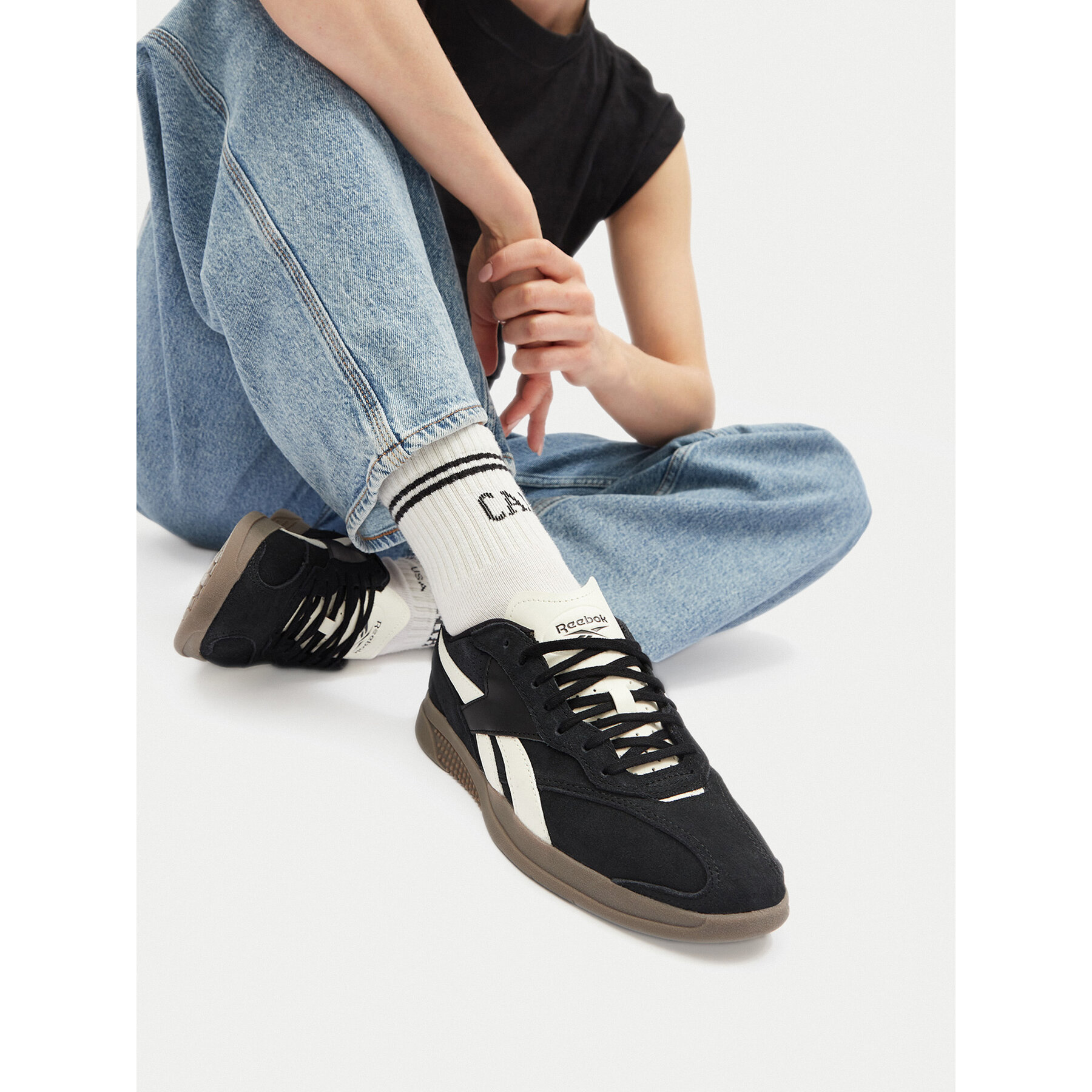 Sneakersy Reebok HAMMER STREET 100209053 Čierna