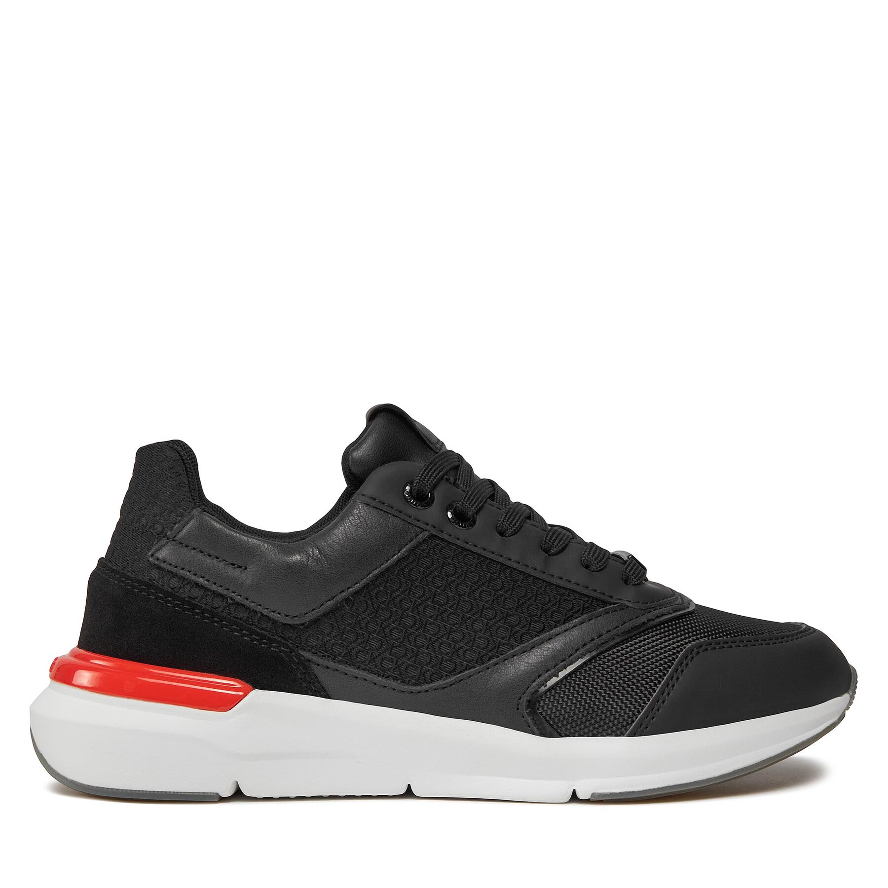 Sneakersy Calvin Klein Flexi Runner - Nano Mono HW0HW01858 Čierna