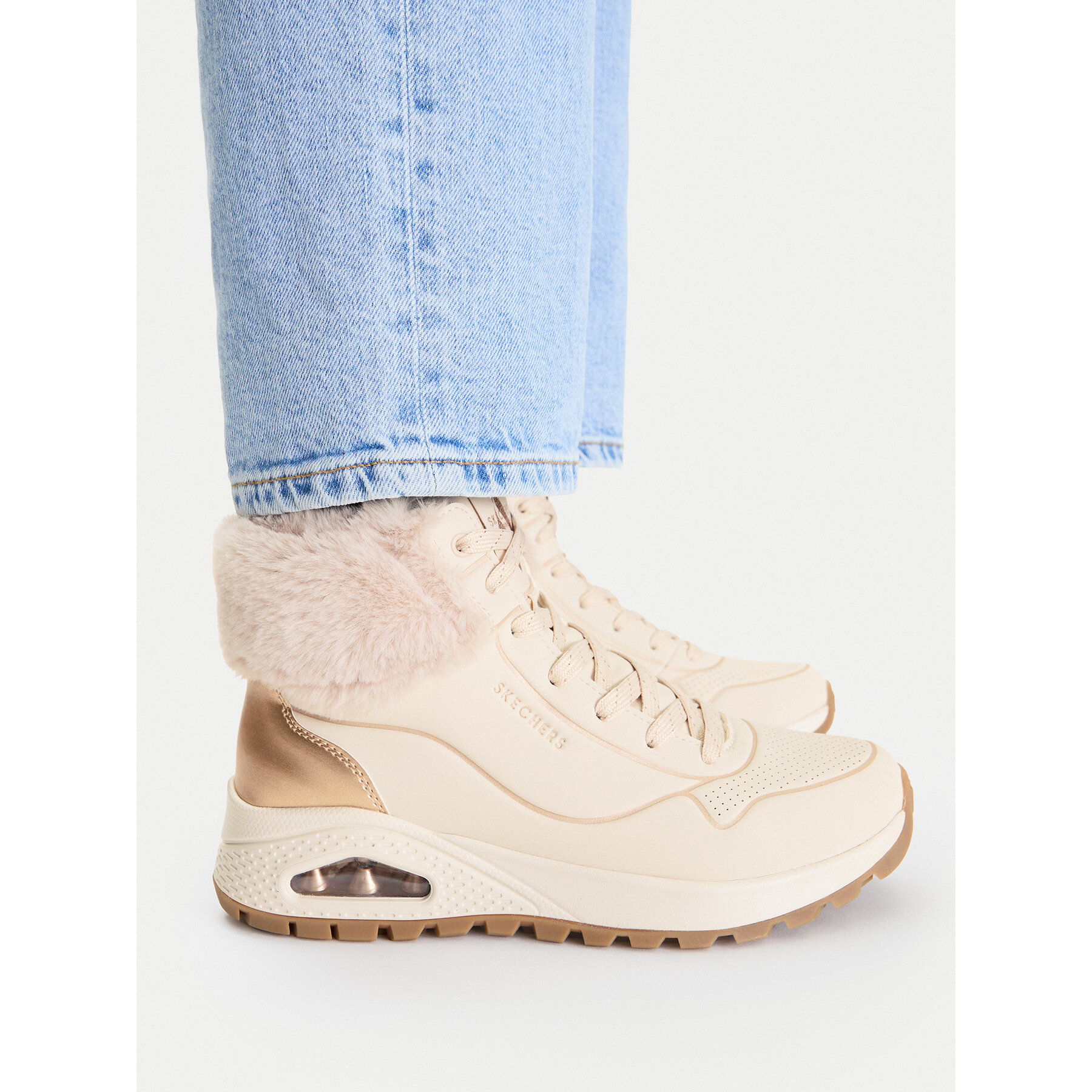 Gležnjače Skechers Uno Rugged 167993/NTGD Écru