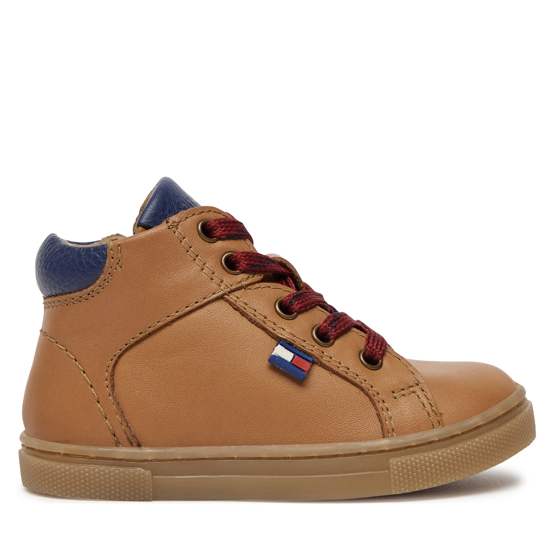 Šnurovacia obuv Tommy Hilfiger T1X9-33623-0092 Hnedá
