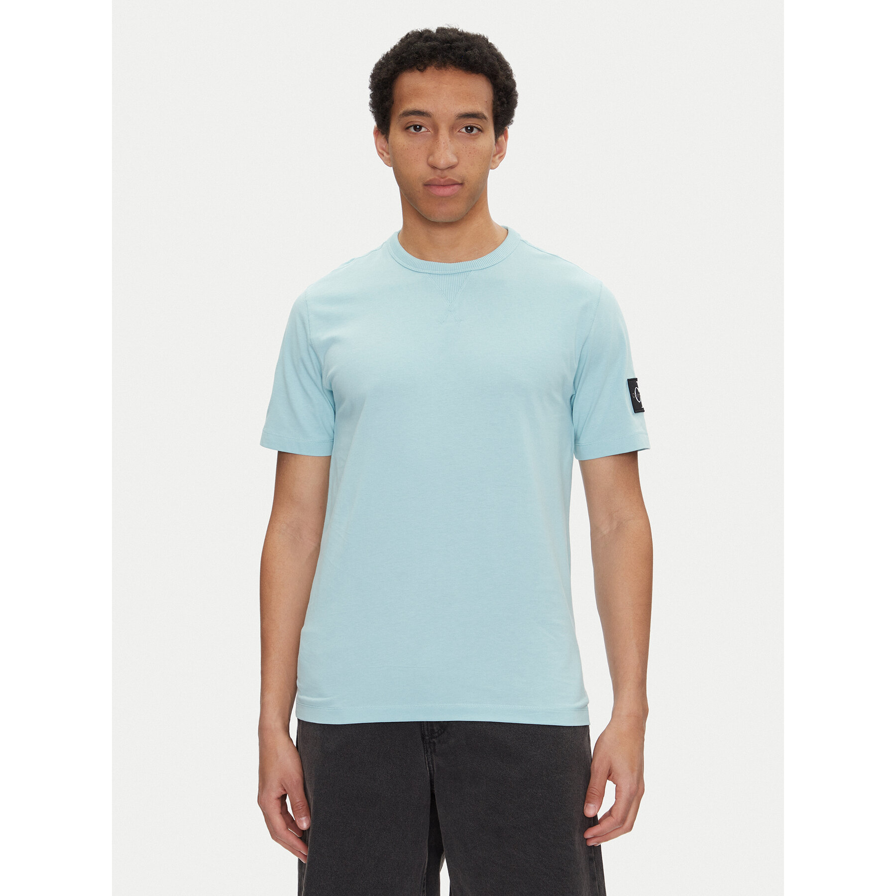 Calvin Klein Jeans T-Shirt J30J323484 Γαλάζιο Regular Fit