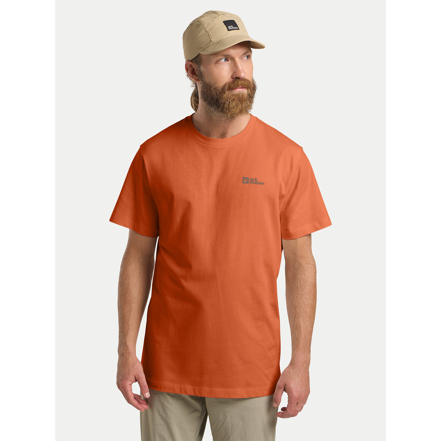Jack Wolfskin T-shirt Essential 1808382 Arancione Regular Fit