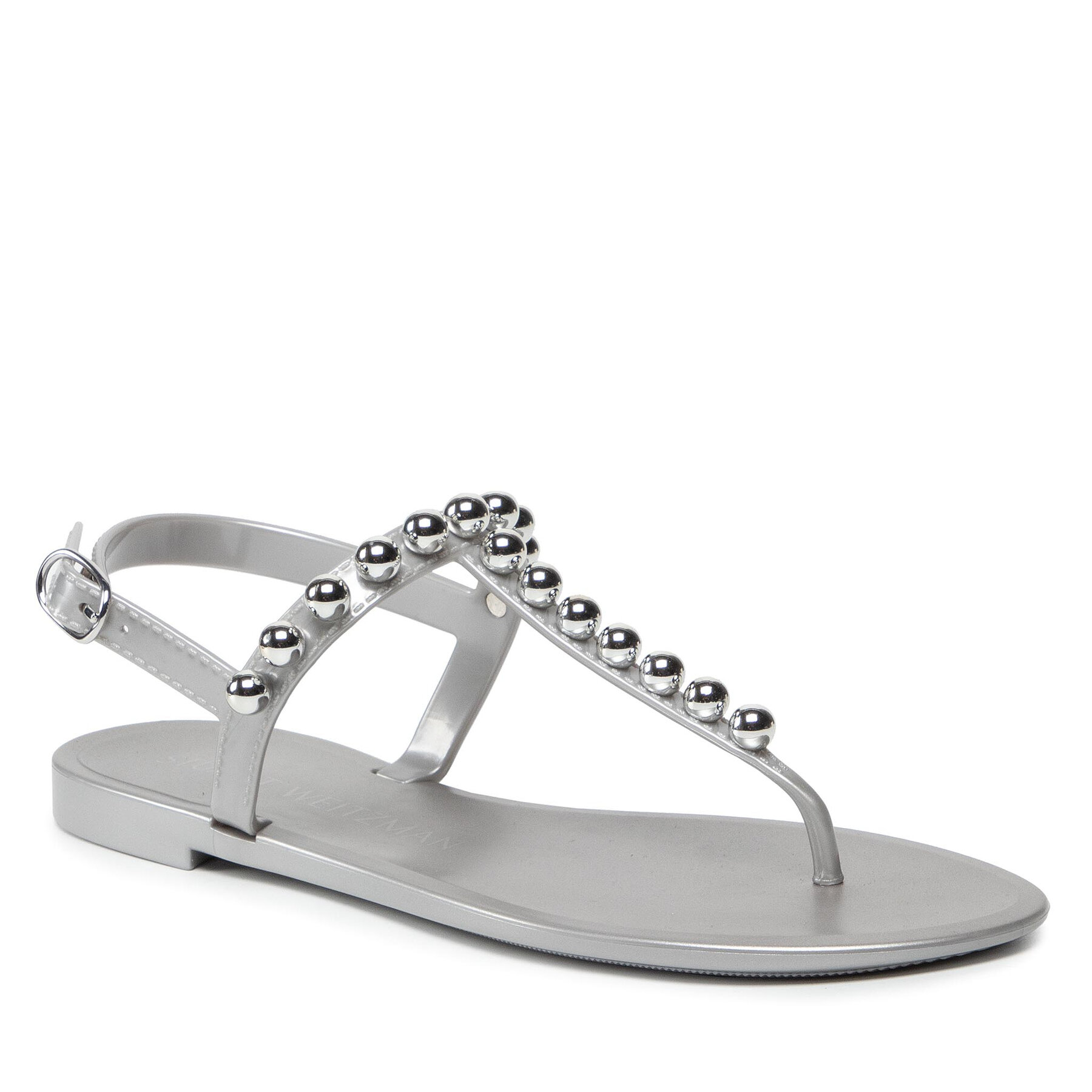 Sandale Stuart Weitzman Goldie Jelly SA027 Silver Tonal