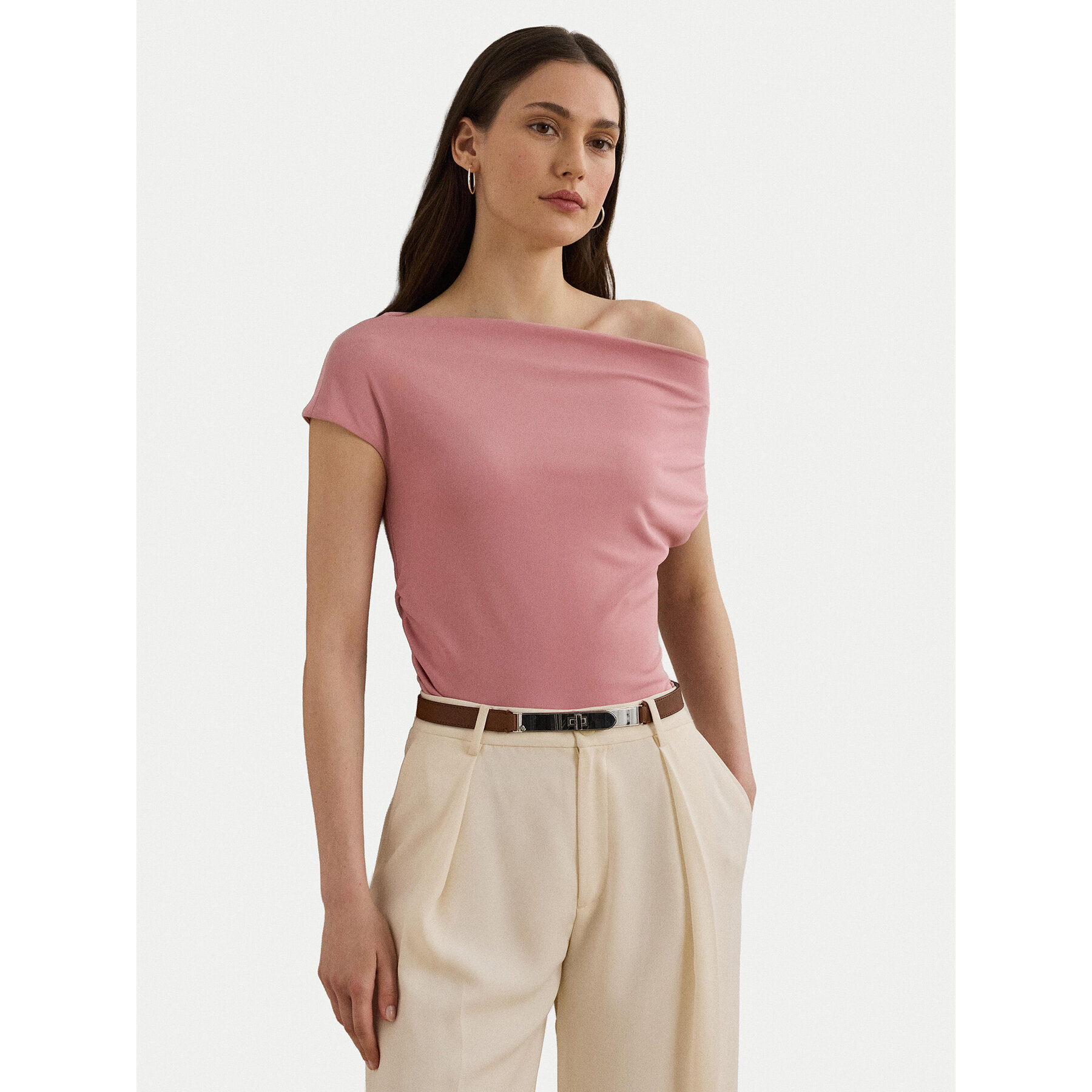 LAUREN RALPH LAUREN Bluse 2,00964E+11 Rosa Slim Fit