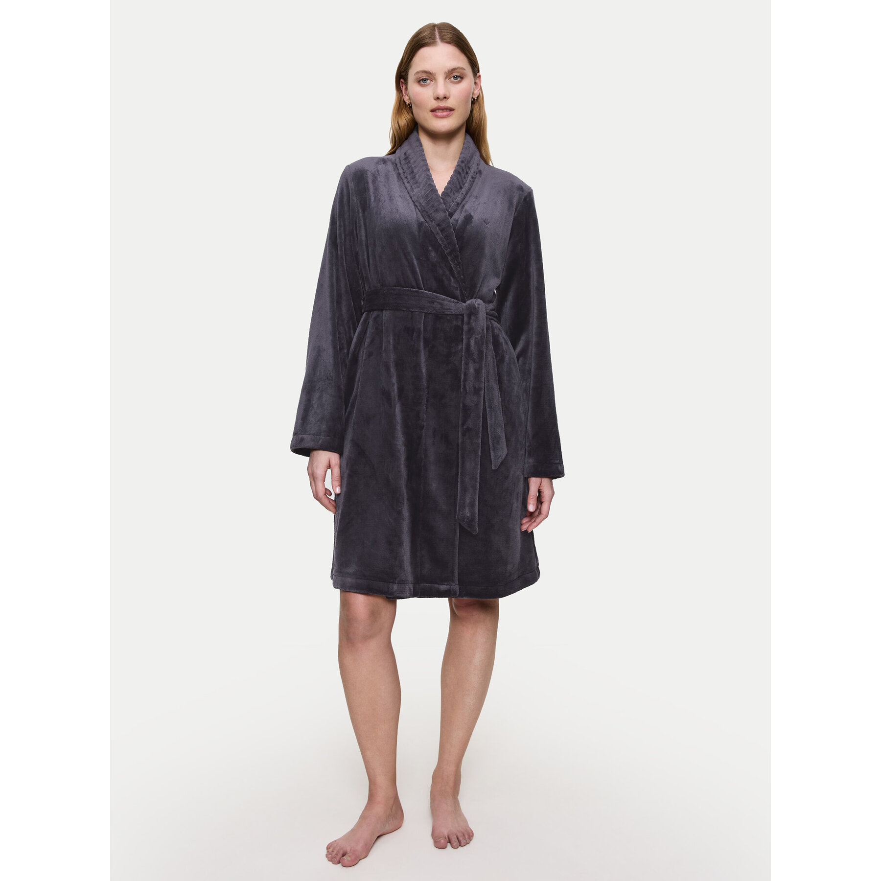 Triumph Ρόμπα Robes Fleece Robe 01 10216526 Γκρι