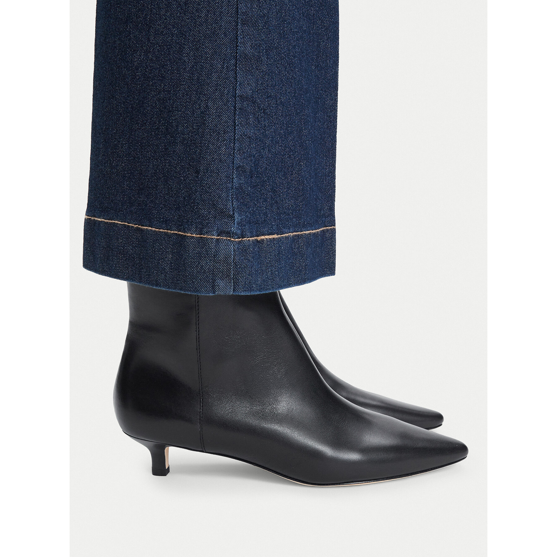 Polokozačky LAUREN RALPH LAUREN Frncsa Bt Hl Bo Bte 802P15721001 Černá
