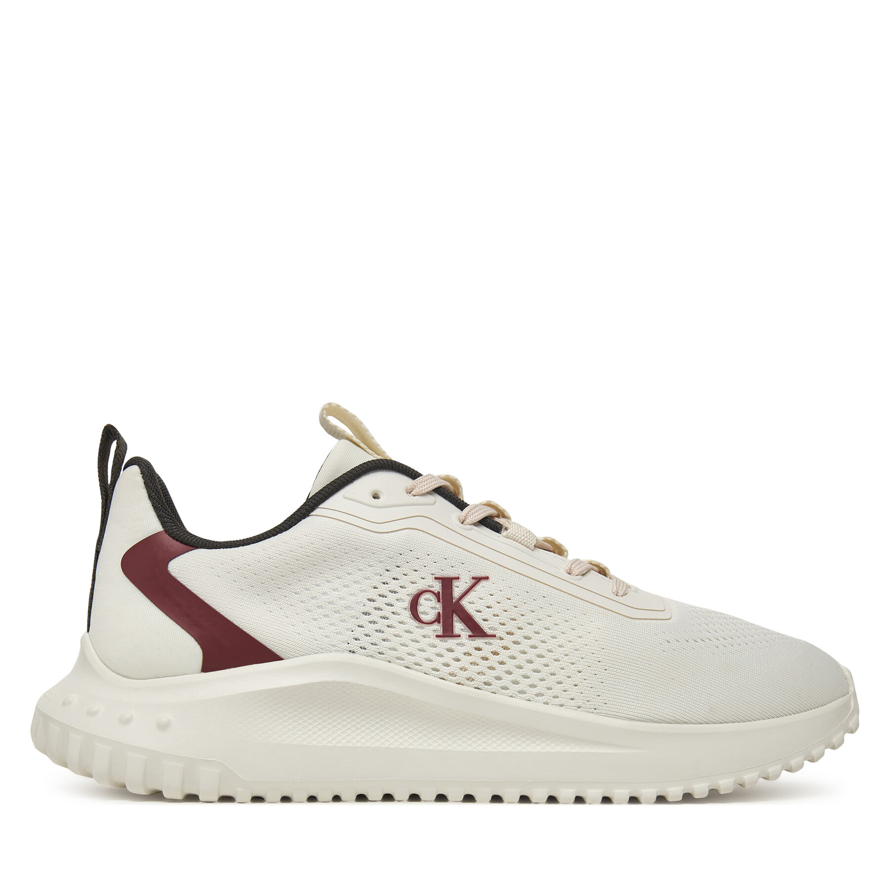 Sneakers Calvin Klein Jeans Eva Runner Drawstring Mix Mg YW0YW01992 Bianco