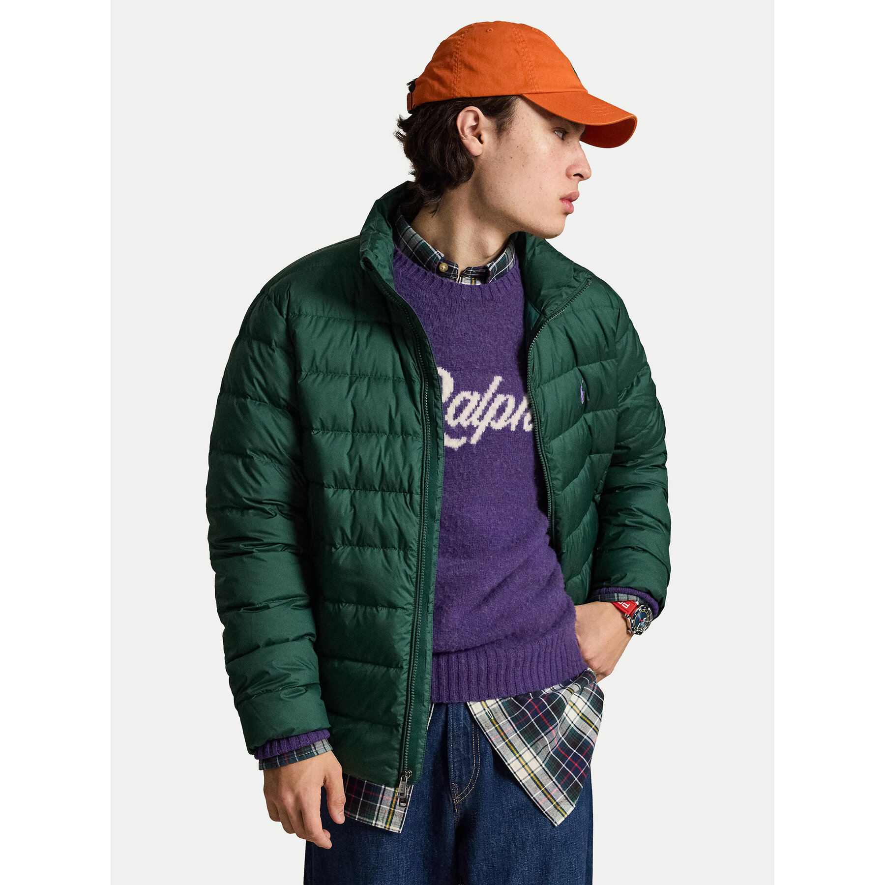 Polo Ralph Lauren Daunenjacke 710B20424006 Dunkelgrün Regular Fit