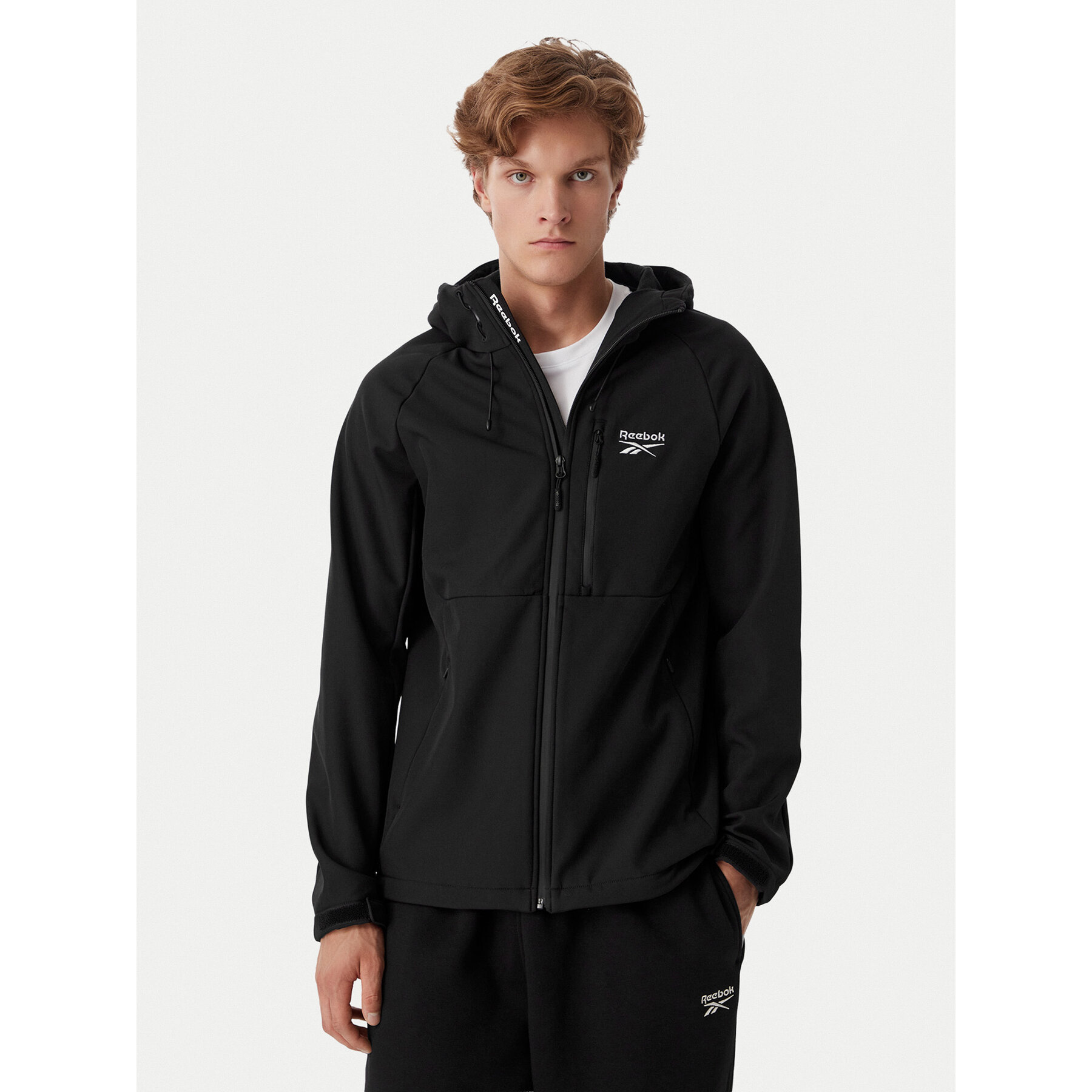 Reebok Übergangsjacke RCC00095 Schwarz Regular Fit