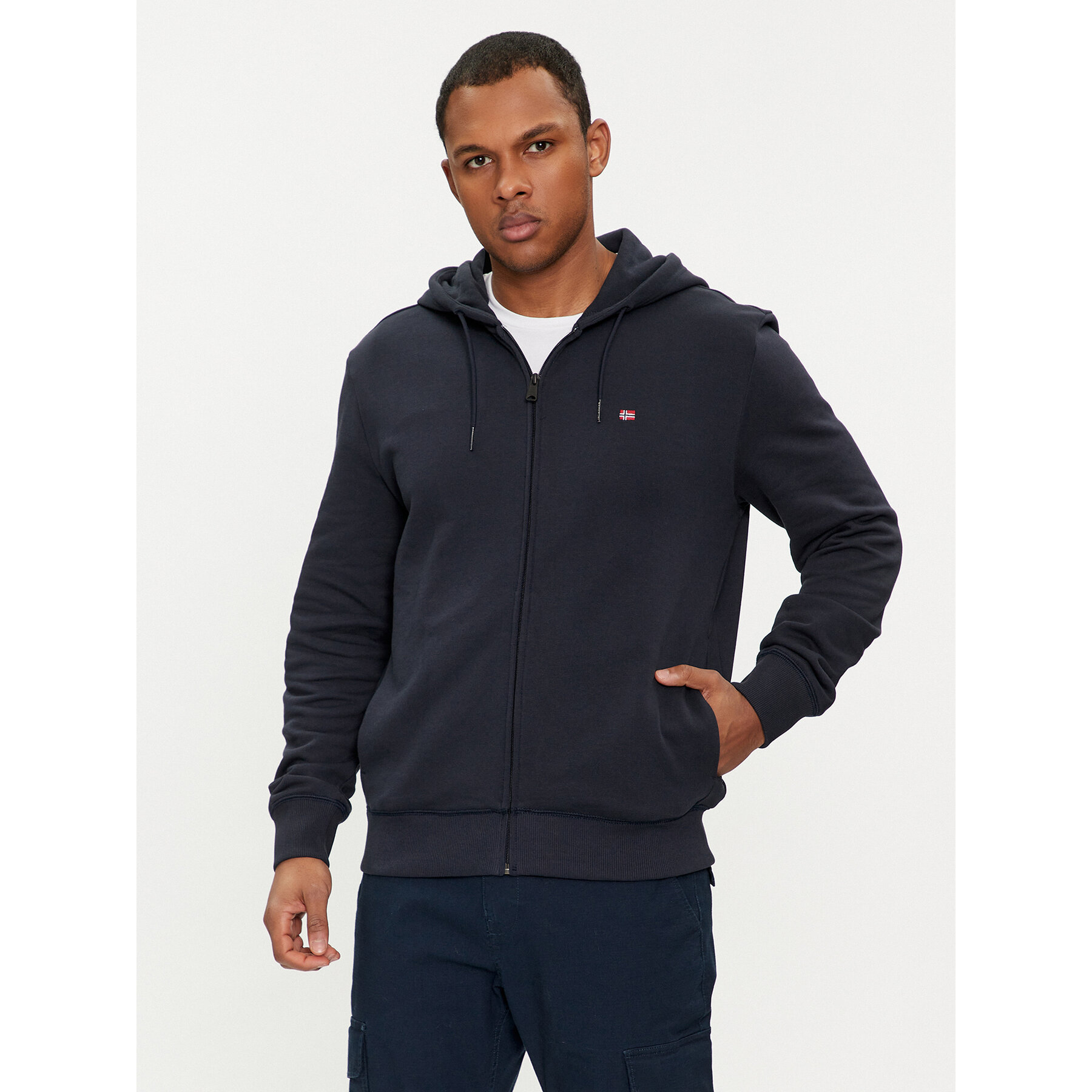 Napapijri Sweatshirt Balis NP0A4HHV Dunkelblau Regular Fit